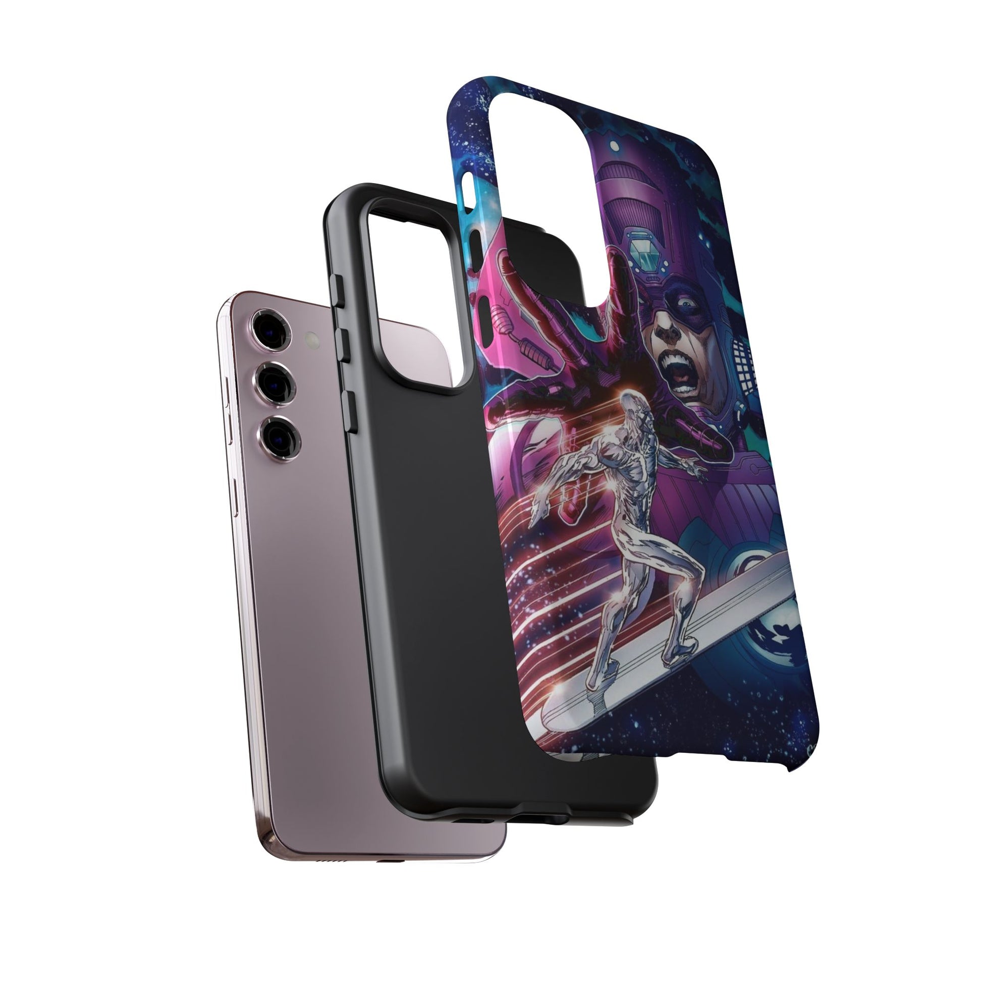 Galactus x Silver Surfer Marvel Phone Case, Tough Cases for iPhones, Samsung, and Pixel