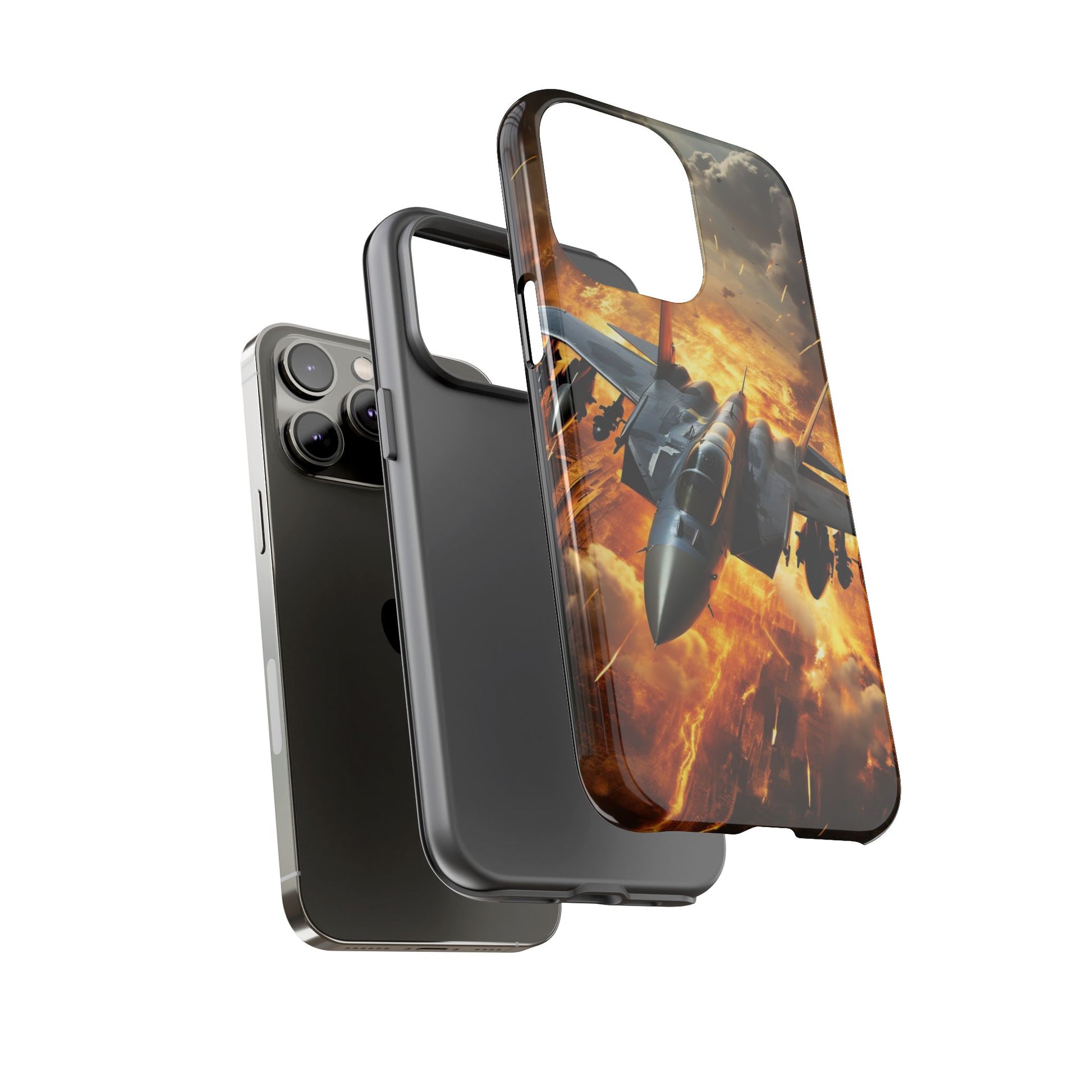 F-15 Fighter Jet Tough Cases for iPhones, Samsung, and Pixel