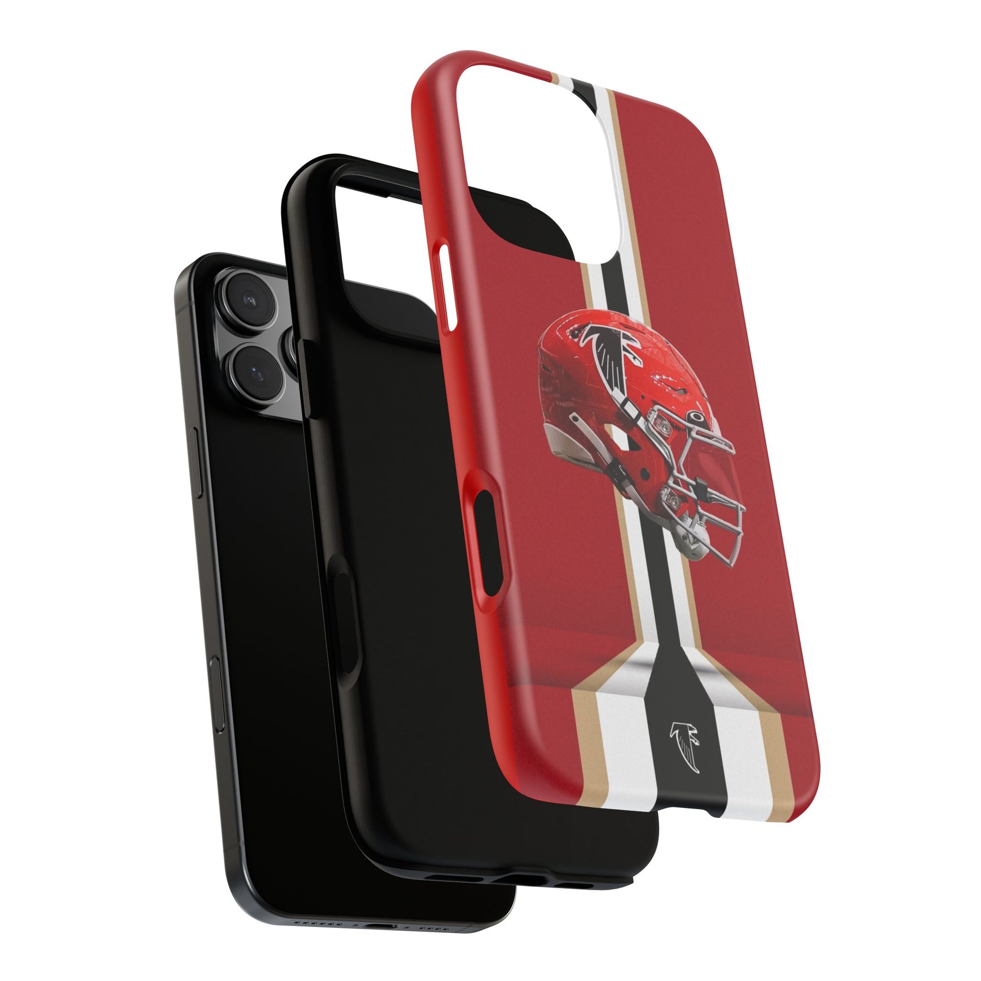 Atlanta Falcons Football Helmet Logo Tough Cases for iPhones, Samsung, and Pixel