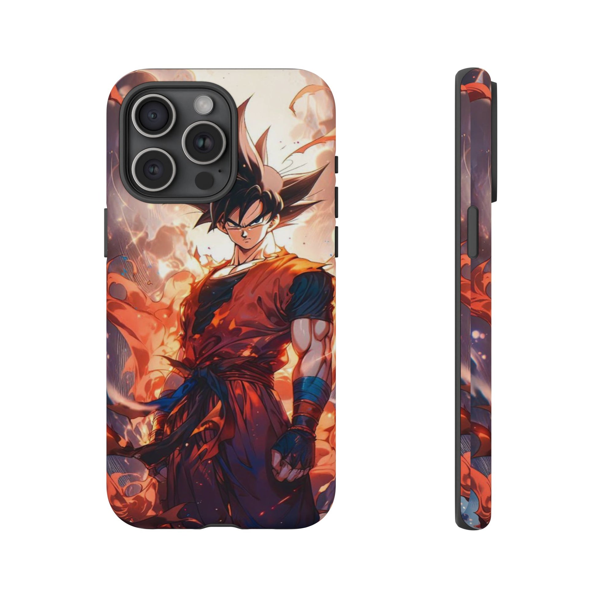 Anime Manga Dragon Ball Z Goku Tough Cases for iPhones, Samsung, and Pixel