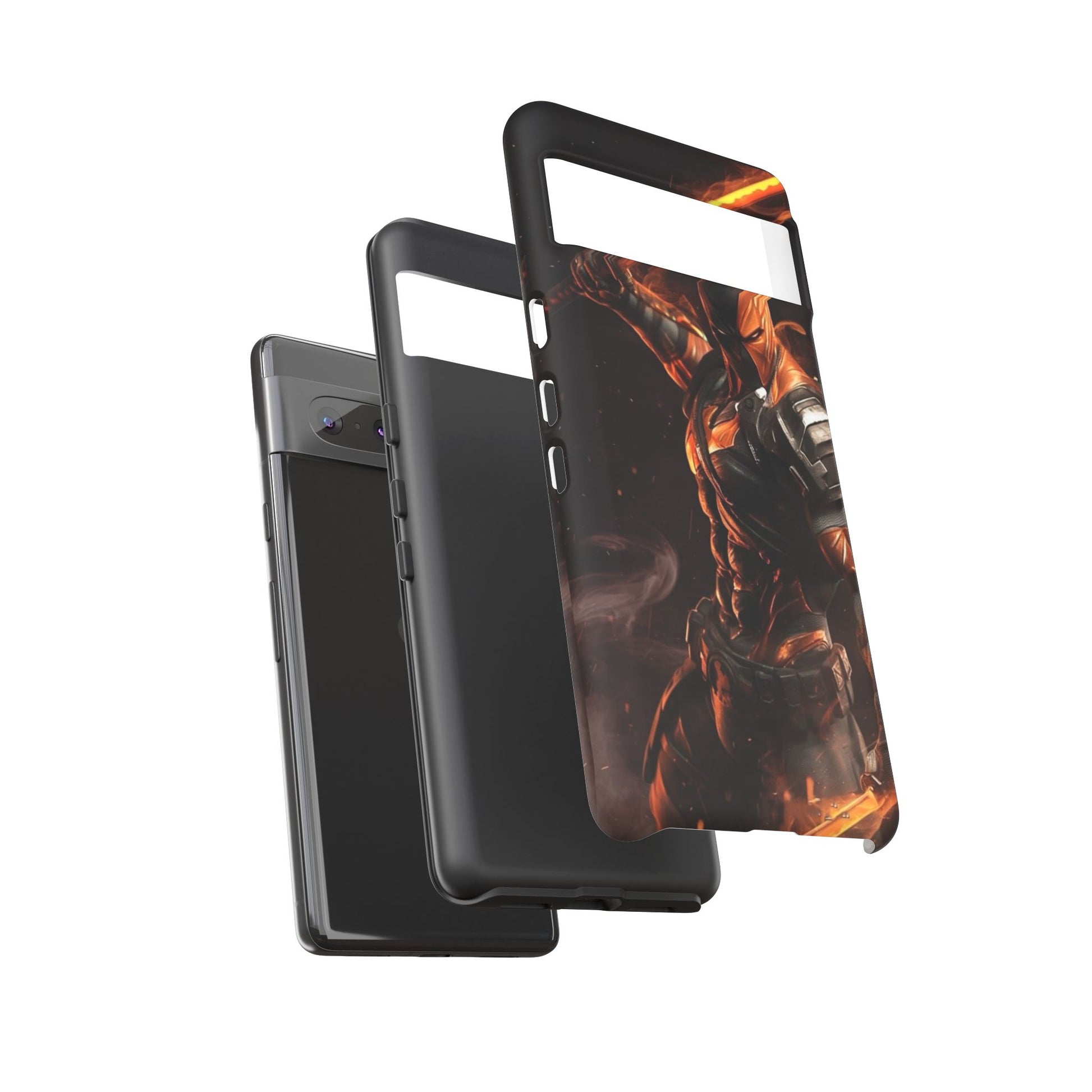 DC Comics Death Stroke Tough Cases for iPhones, Samsung, and Pixel