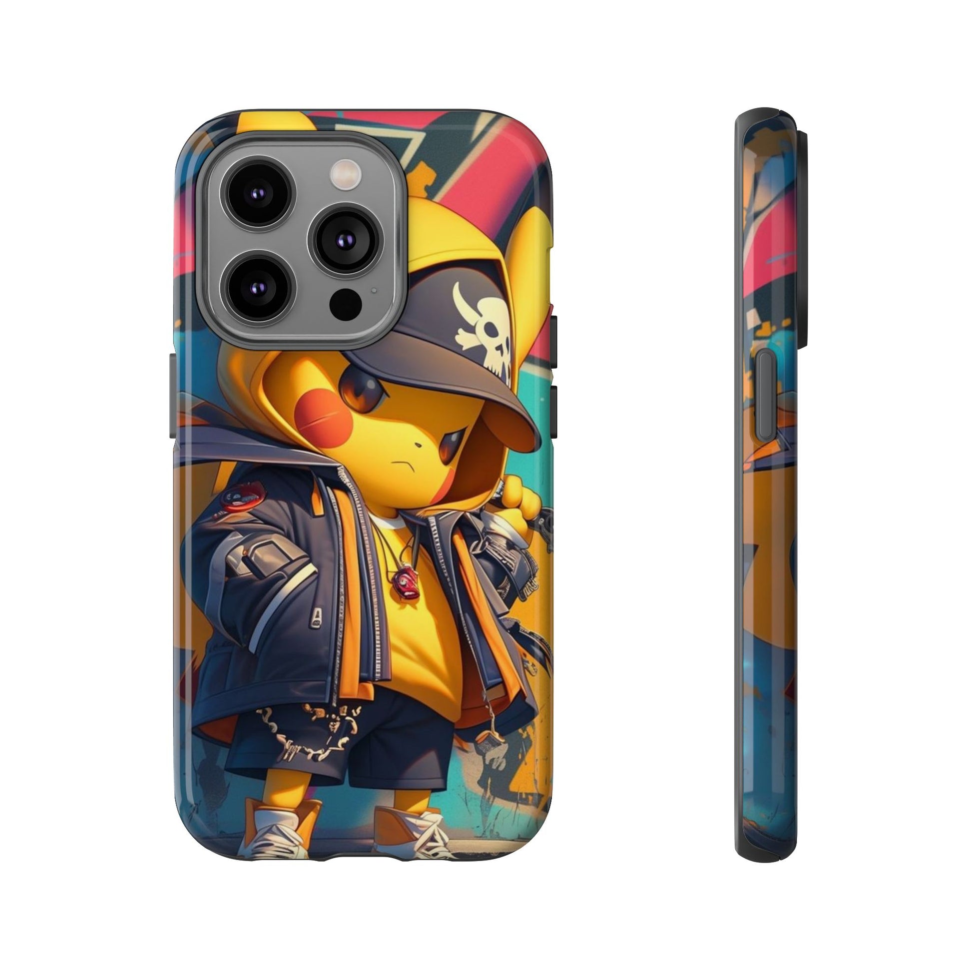 Cute Poke Bear Phone Case, Tough Cases for iPhones, Samsung, and Pixel