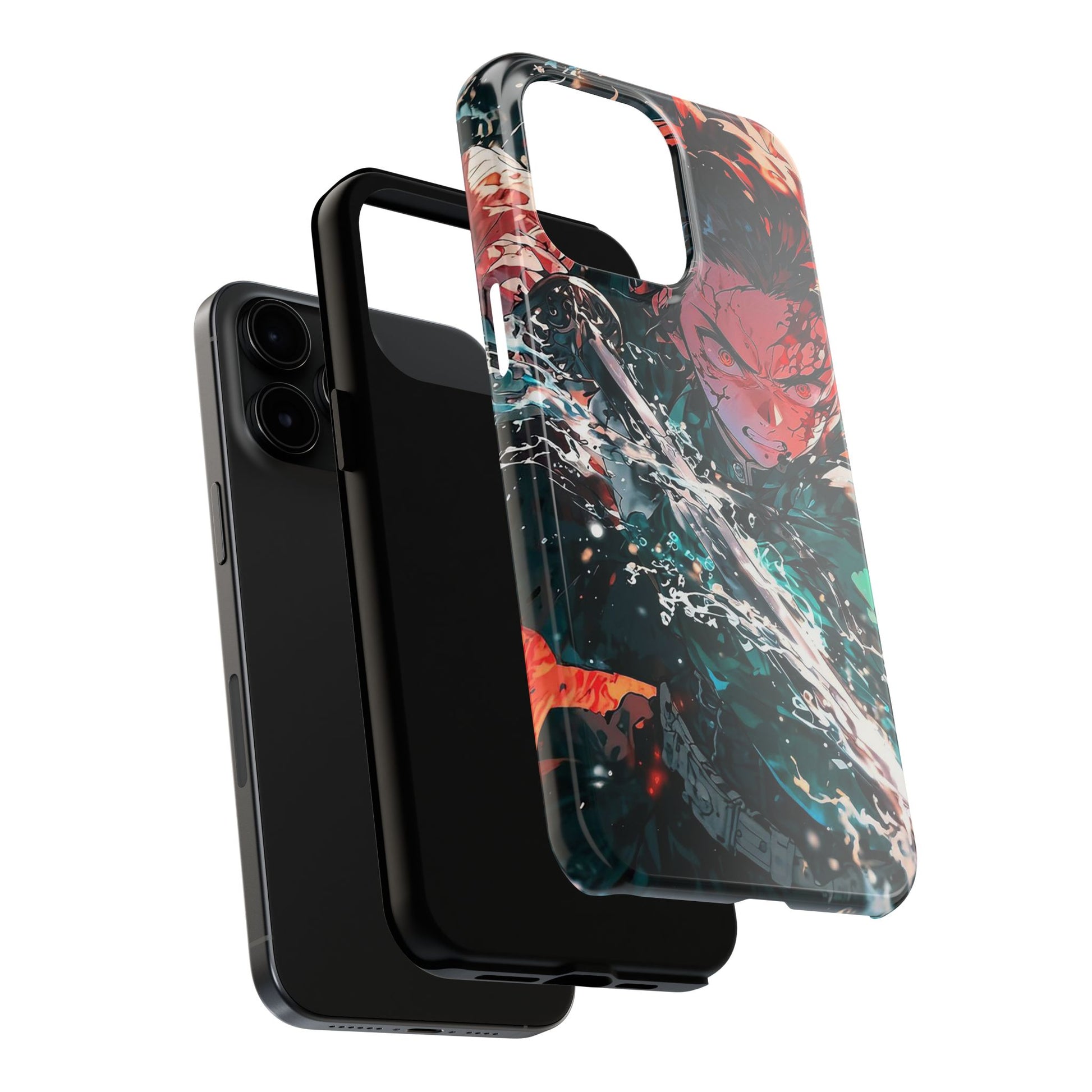 Demon Slayer Tanjiro Art Phone Case for iPhone & Samsung Galaxy Phones