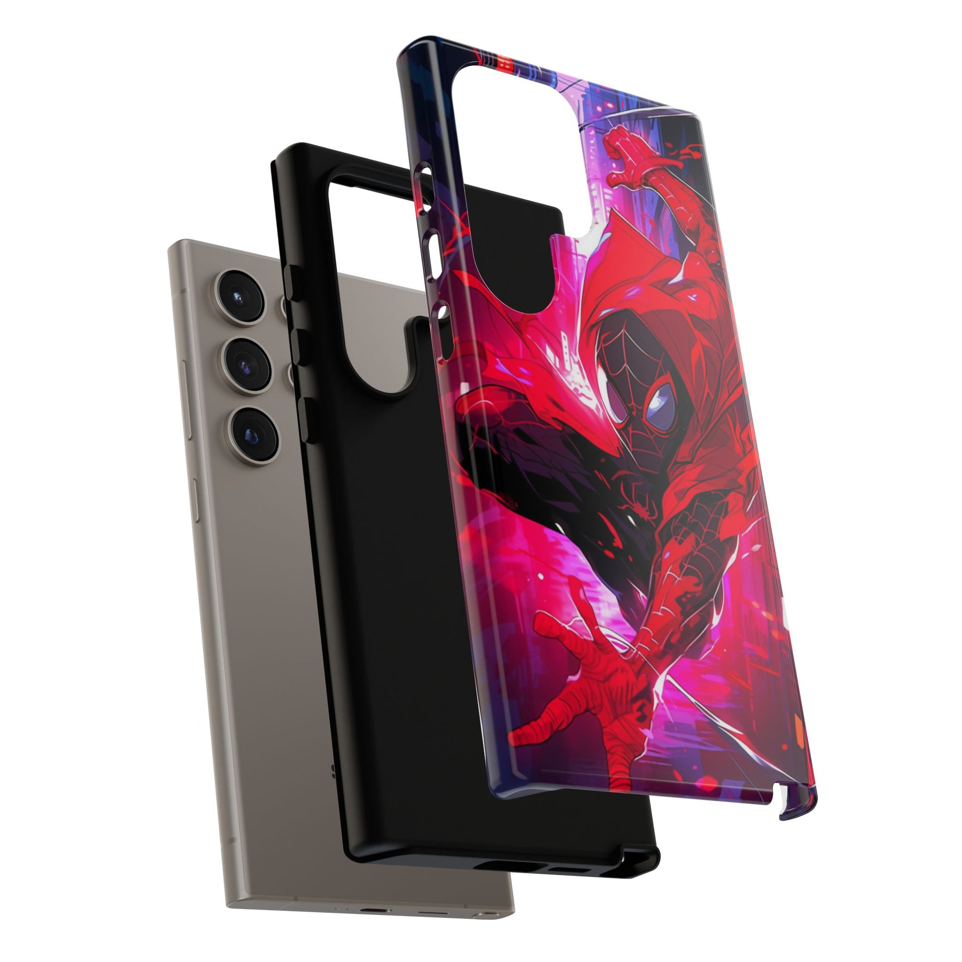 Miles Morales Spiderman Phone Case, Tough Cases for iPhones, Samsung, and Pixel
