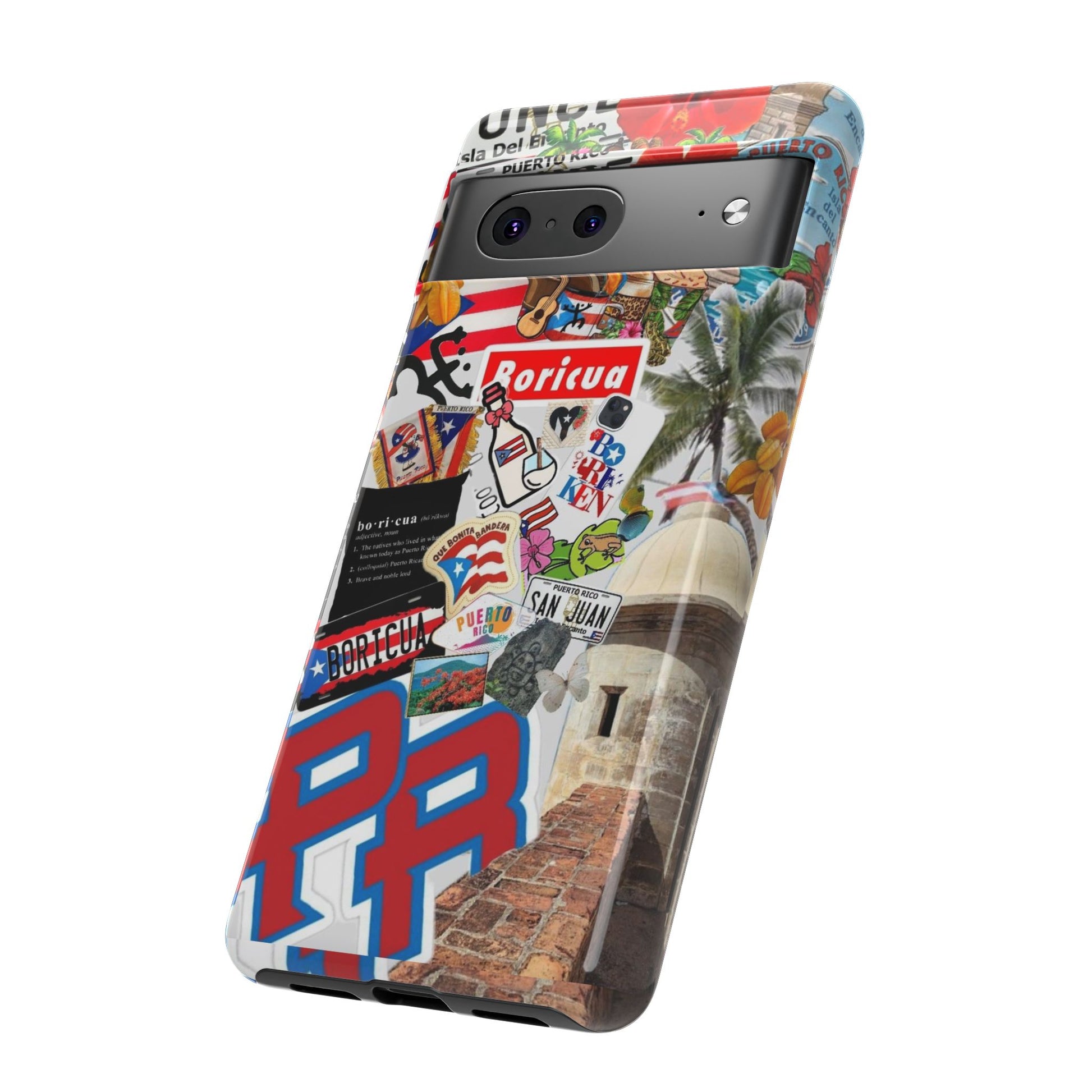 Puerto Rico Boricua Art Tough Cases for iPhones, Samsung, and Pixel