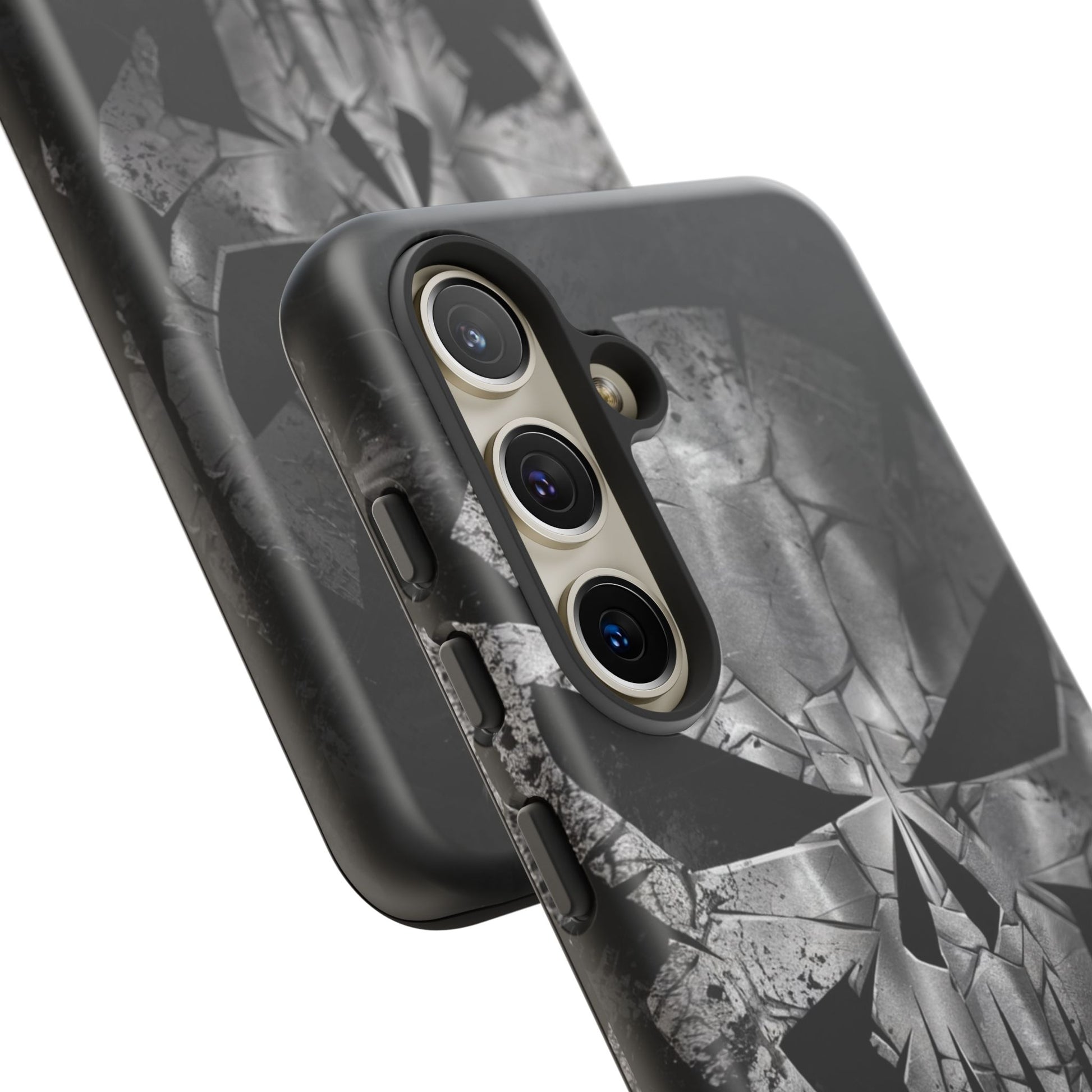 The Punisher Logo Art Tough Cases for iPhones, Samsung, and Pixel