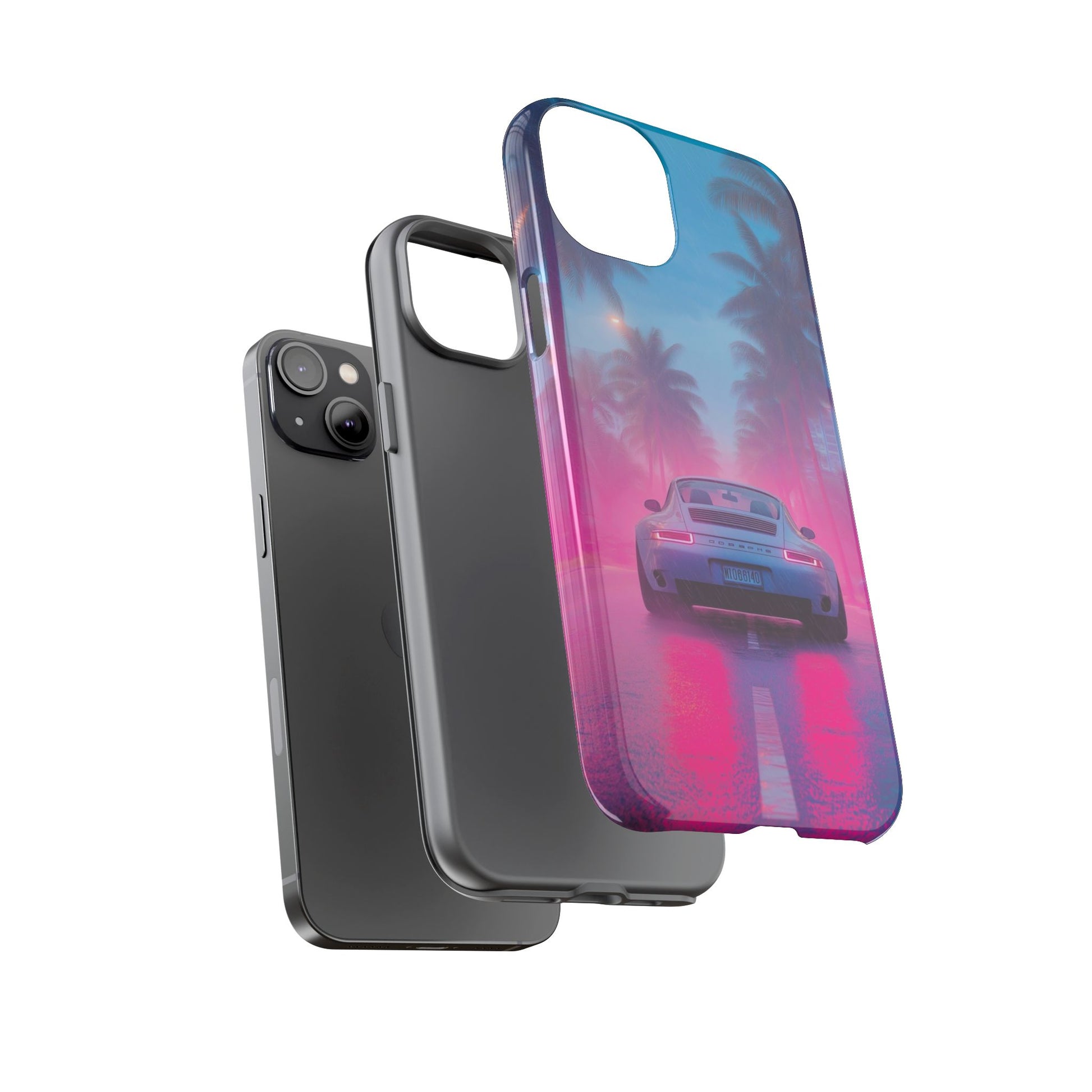 Miami Vice Porsche Phone Case for iPhone, Samsung Galaxy, & Pixel Phones