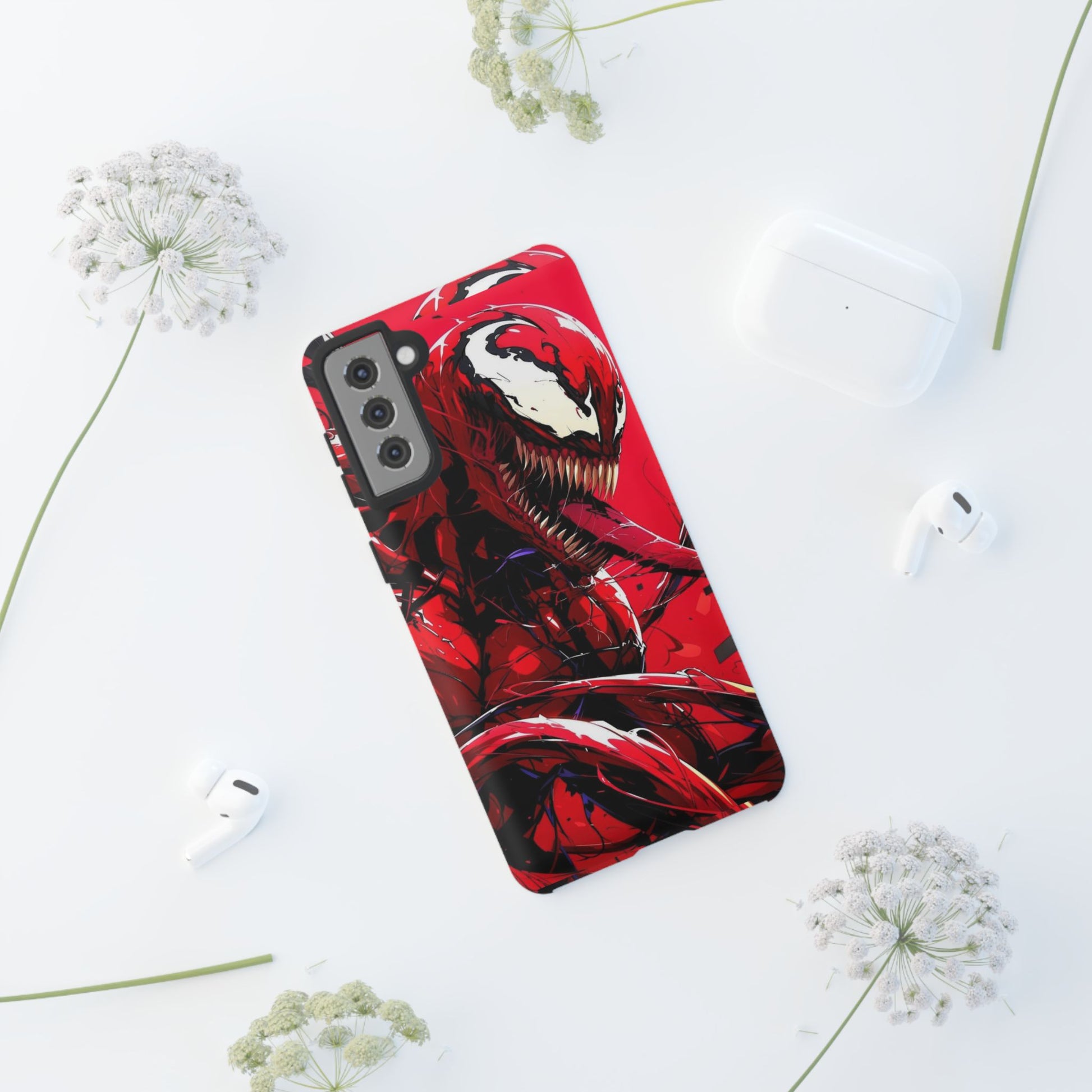 Carnage Marvel Villain Tough Cases for iPhones, Samsung, and Pixel