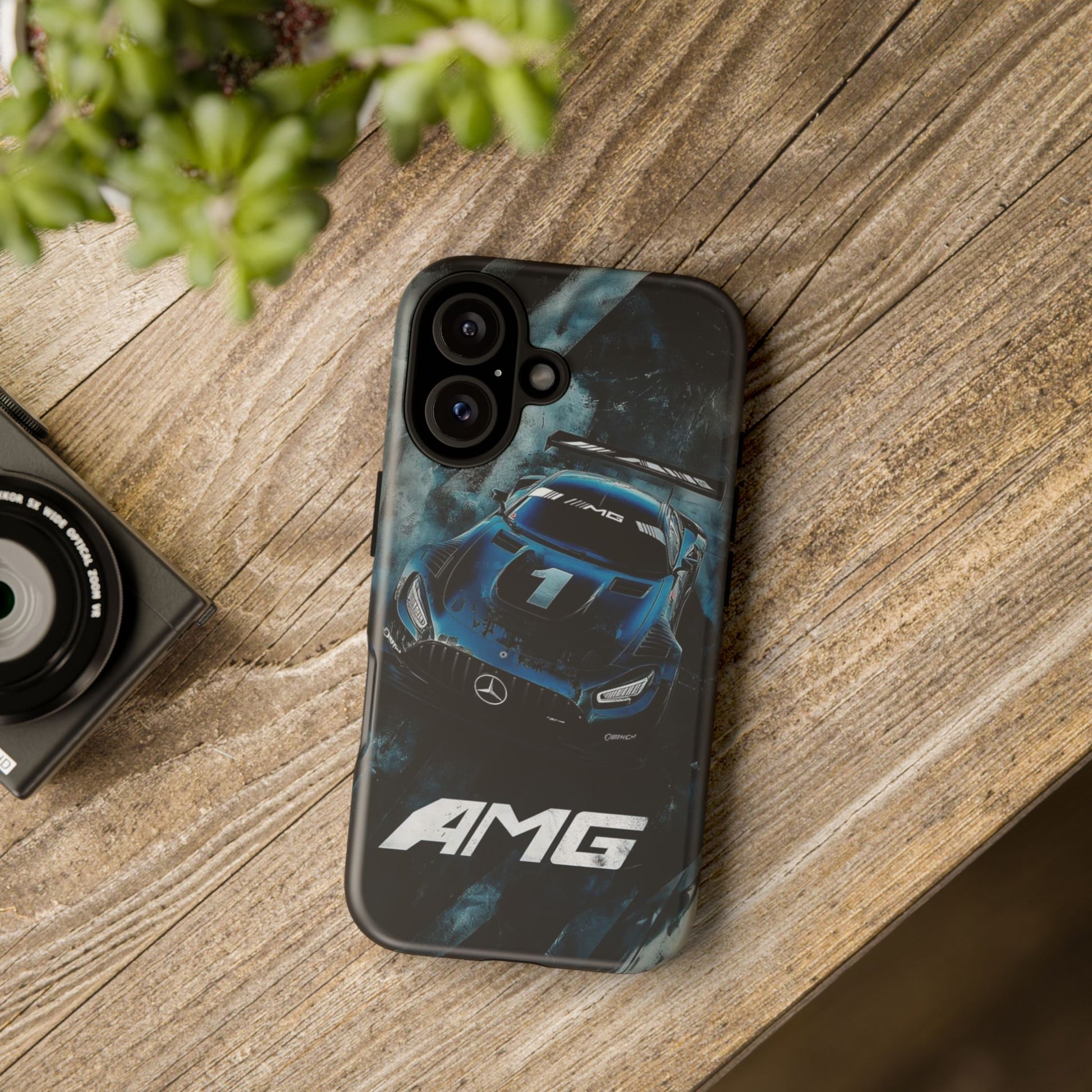 Mercedes AMG Racing Car Tough Cases for iPhones, Samsung, and Pixel