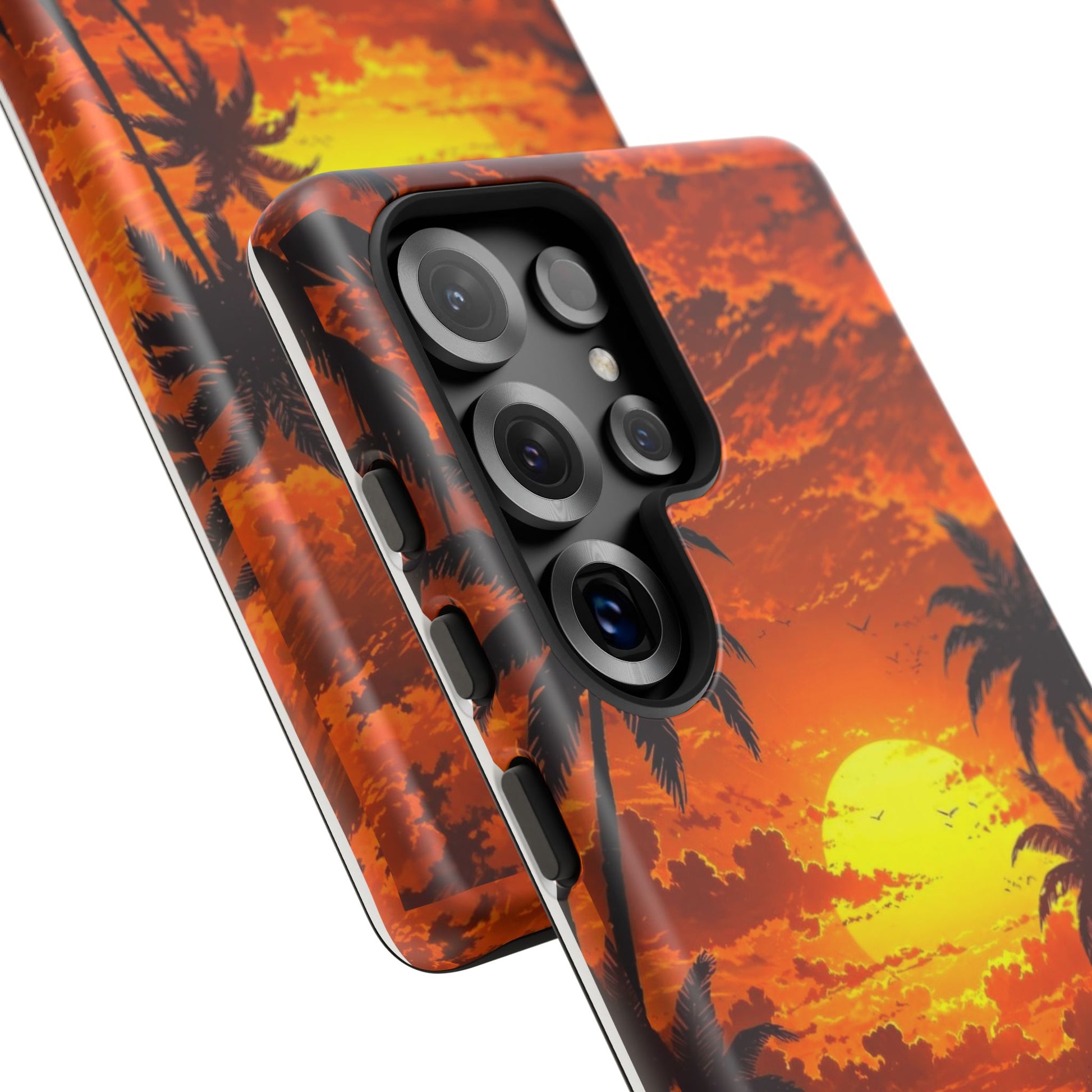 Beautiful Beach Sunset Tough Cases for iPhones, Samsung, and Pixel
