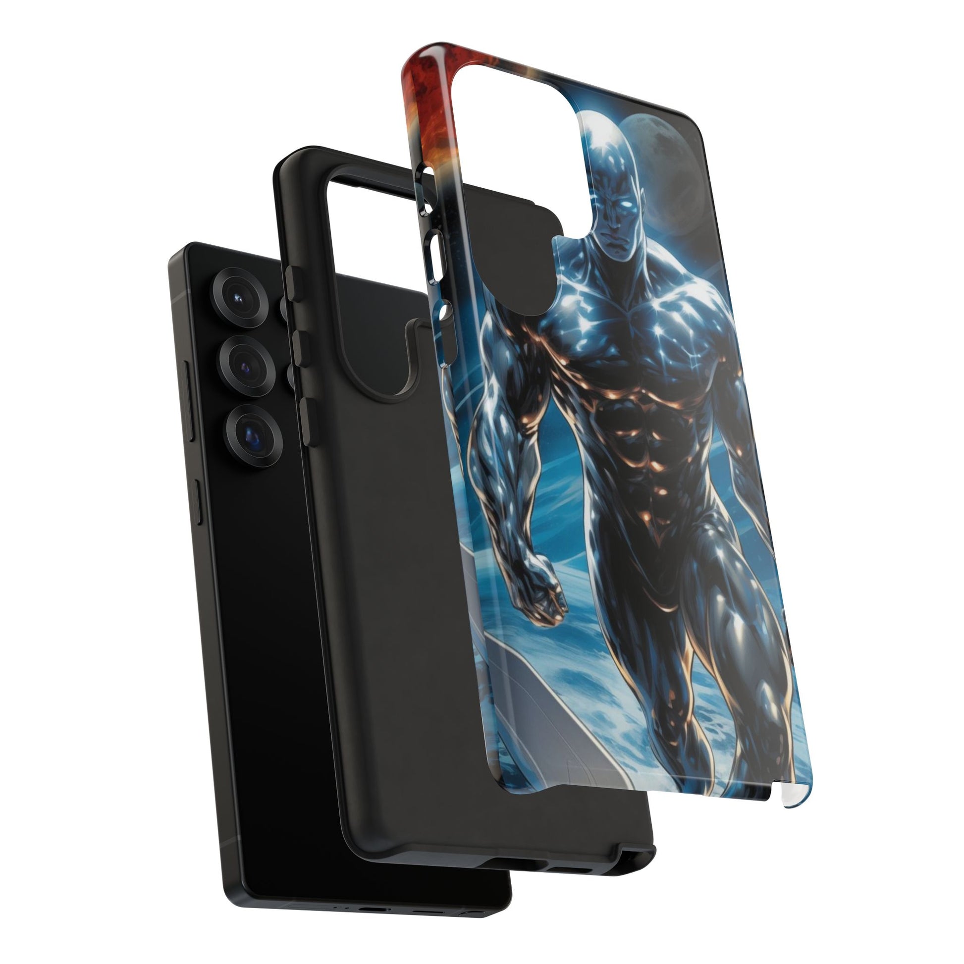 The Silver Surfer Comic Art Phone Case, Tough Cases for iPhones, Samsung, and Pixel
