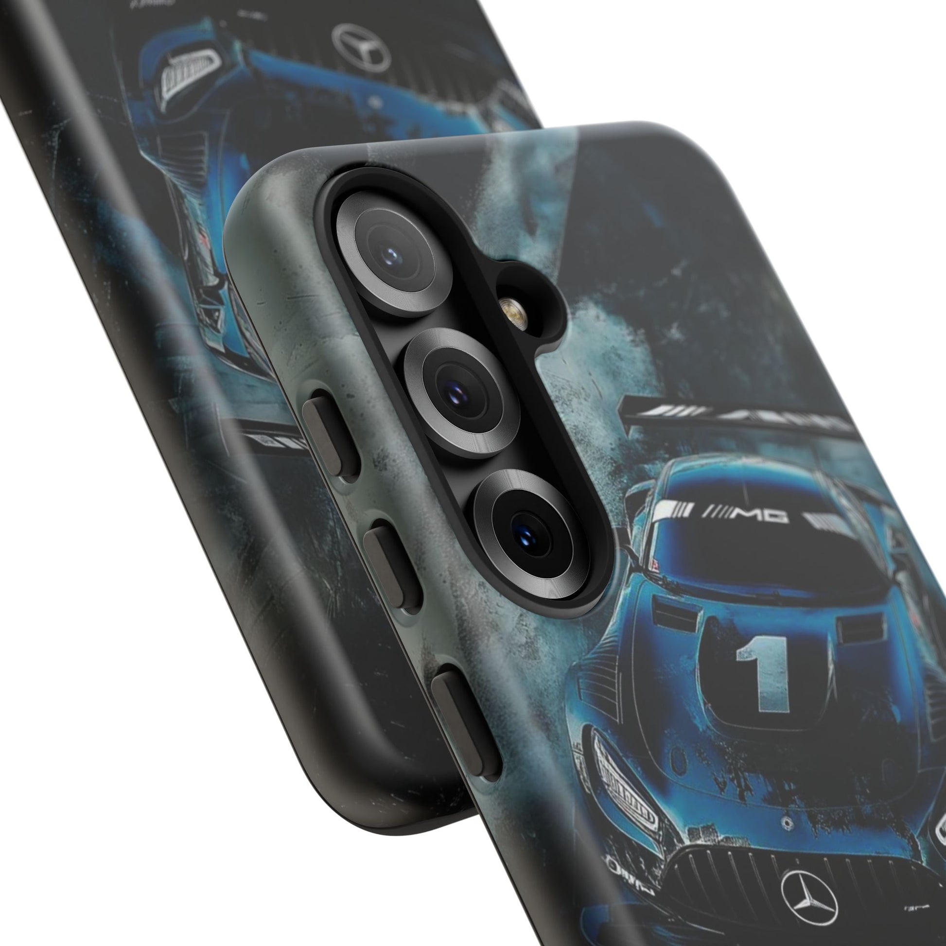 Mercedes AMG Racing Car Tough Cases for iPhones, Samsung, and Pixel