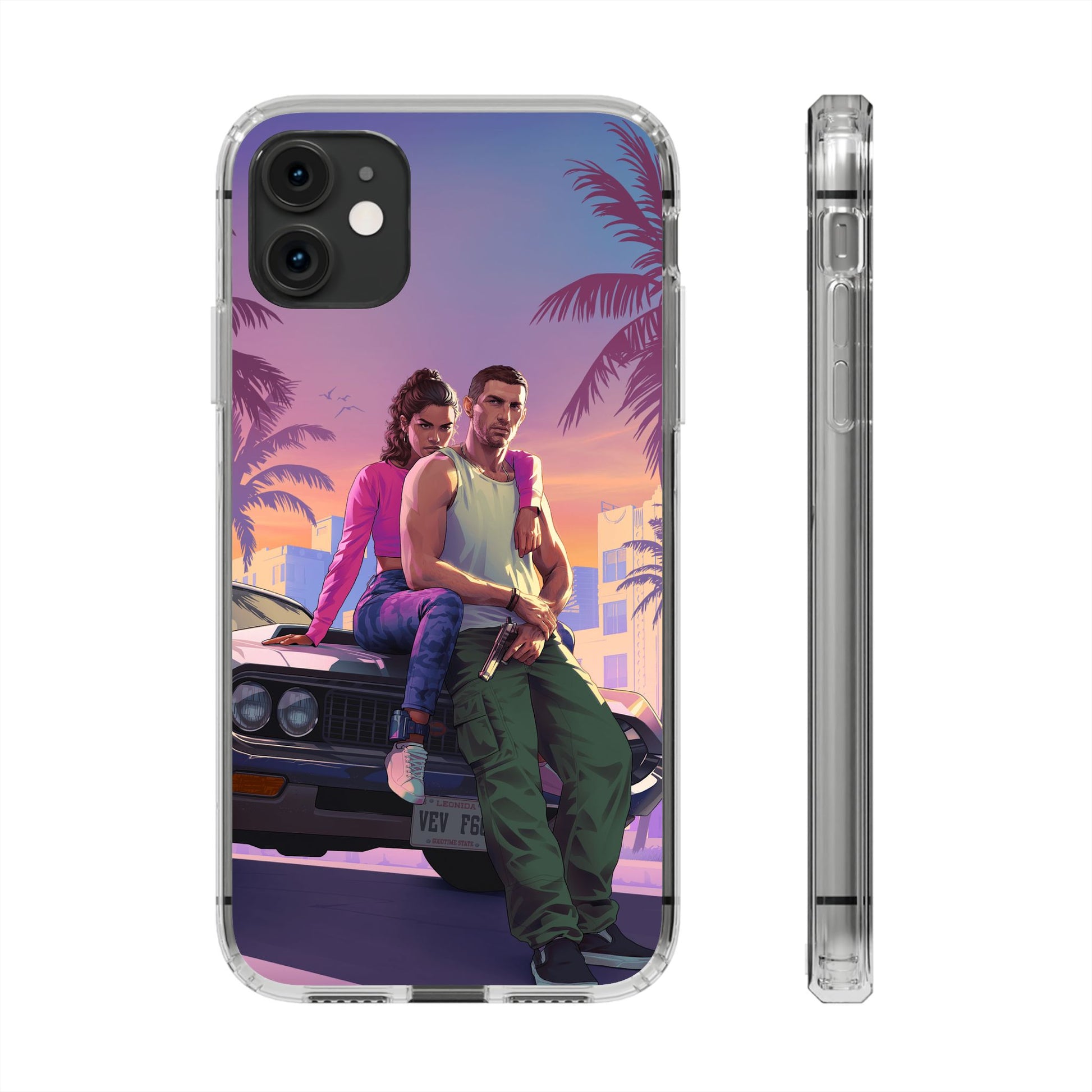 Grand Theft Game inspired Protective Iphone and Samsung case