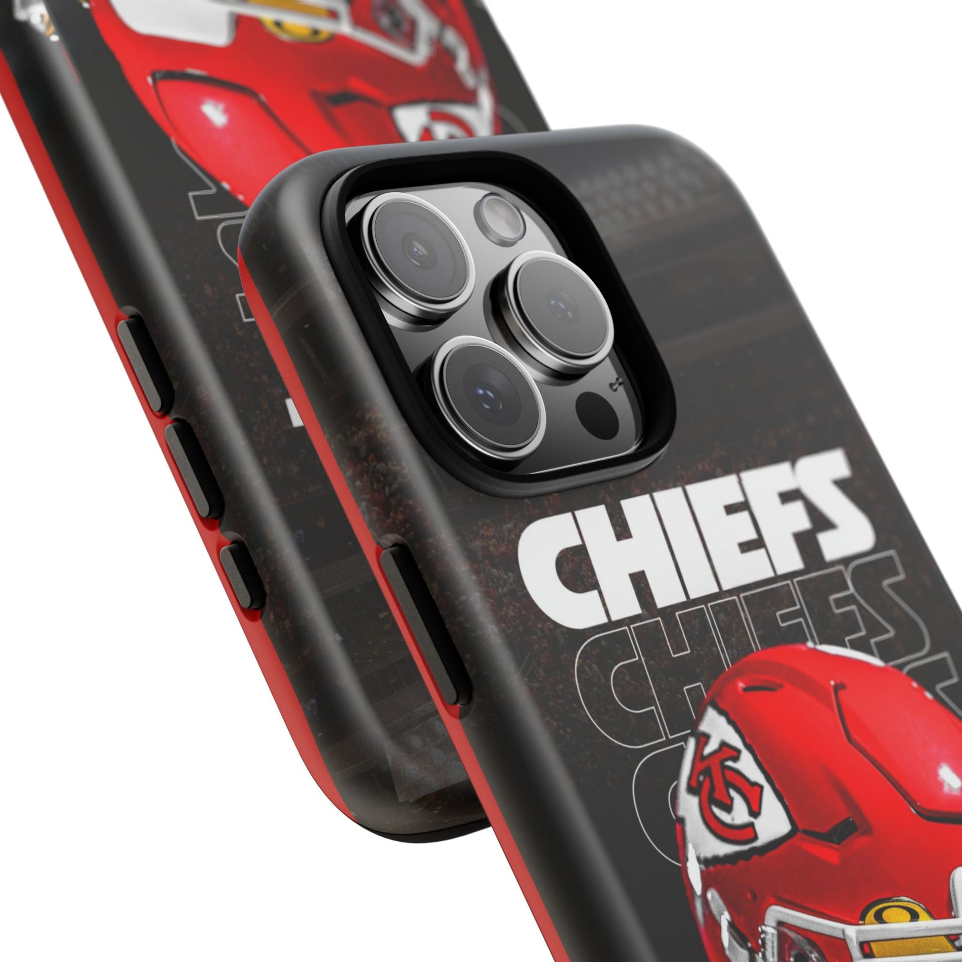 Kansas City Chiefs Football Helmet Logo Tough Cases for iPhones, Samsung, and Pixel