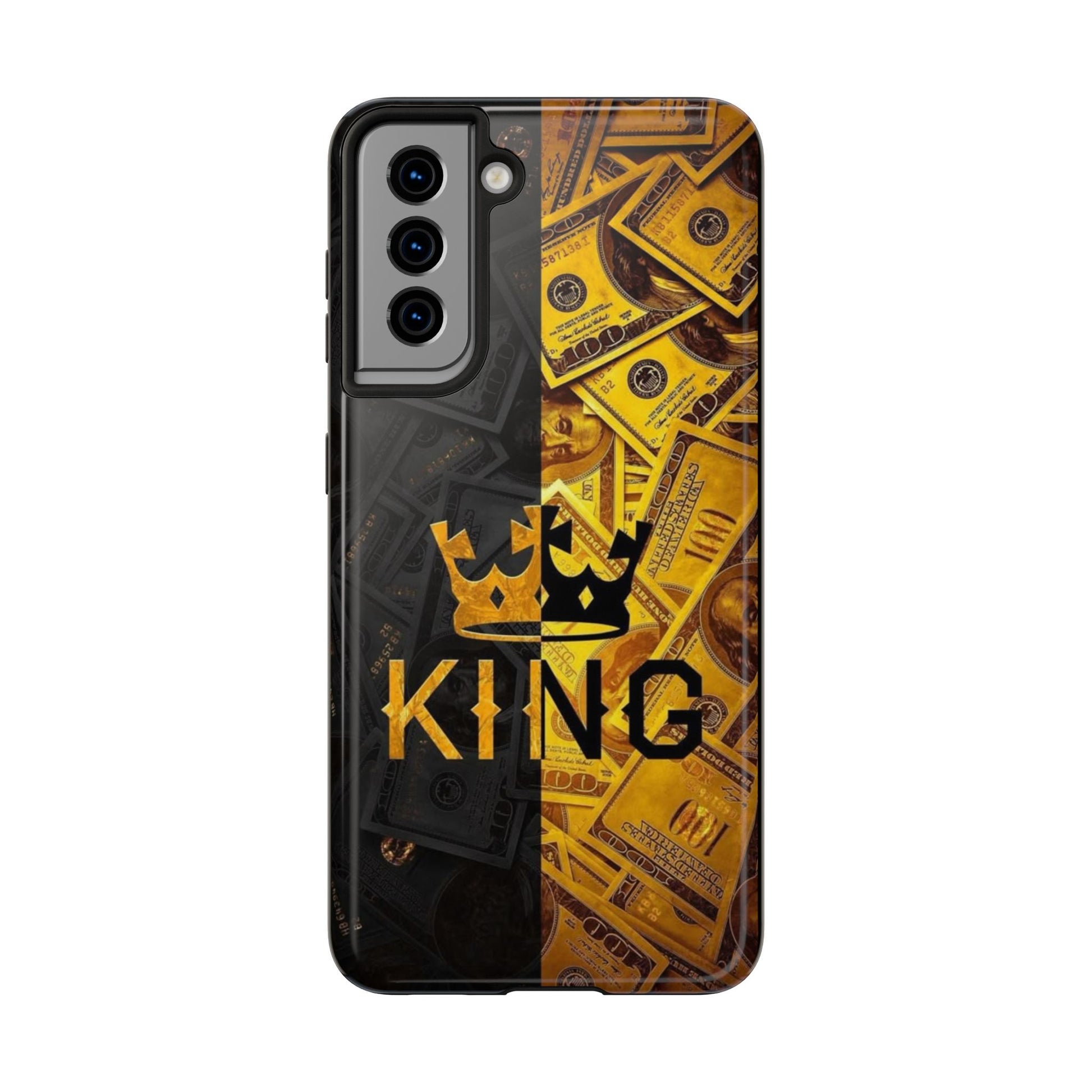 King of Money Urban Design Tough Phone Cases for Select iPhones & Samsung Phones