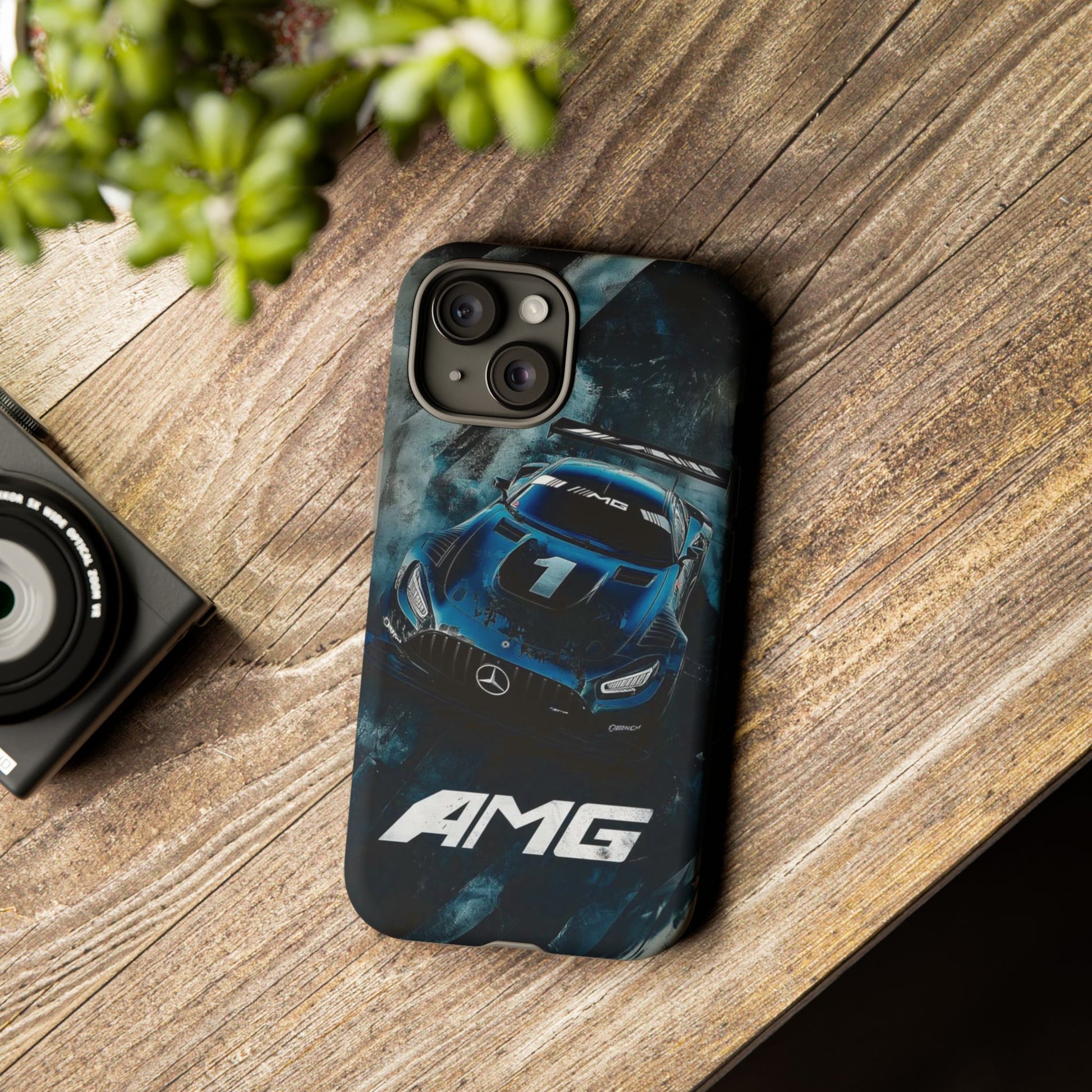 Mercedes AMG Racing Car Tough Cases for iPhones, Samsung, and Pixel