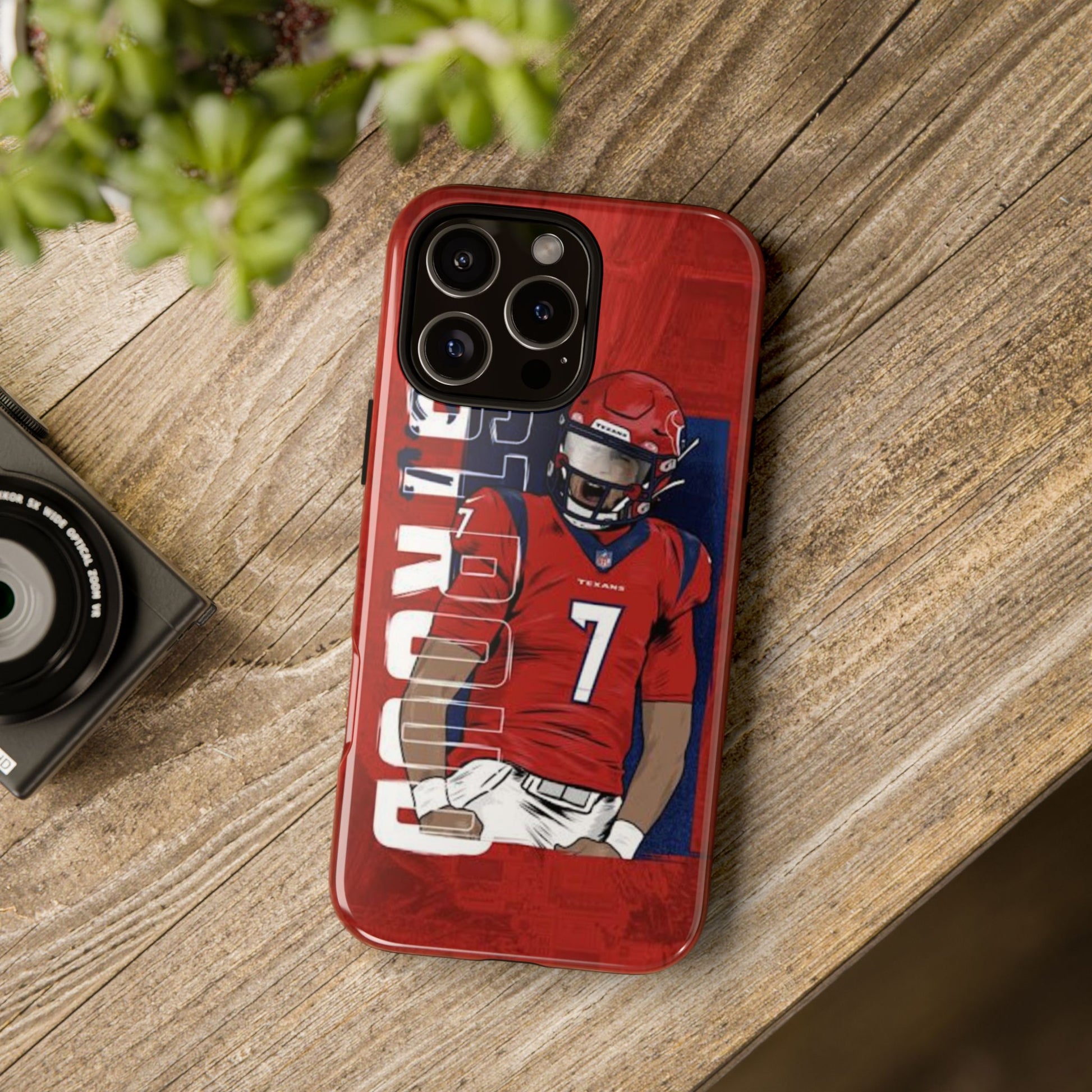 Houston Texans Football CJ Stroud Tough Cases for iPhones, Samsung, and Pixel