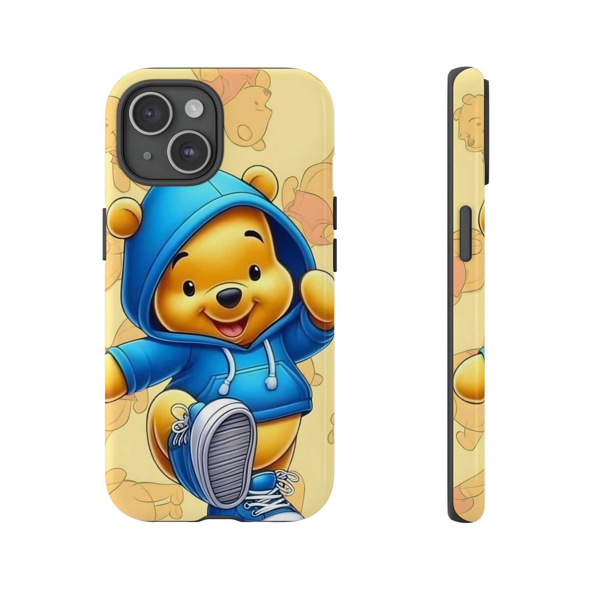 Cute Pooh Bear Phone Case, Tough Case