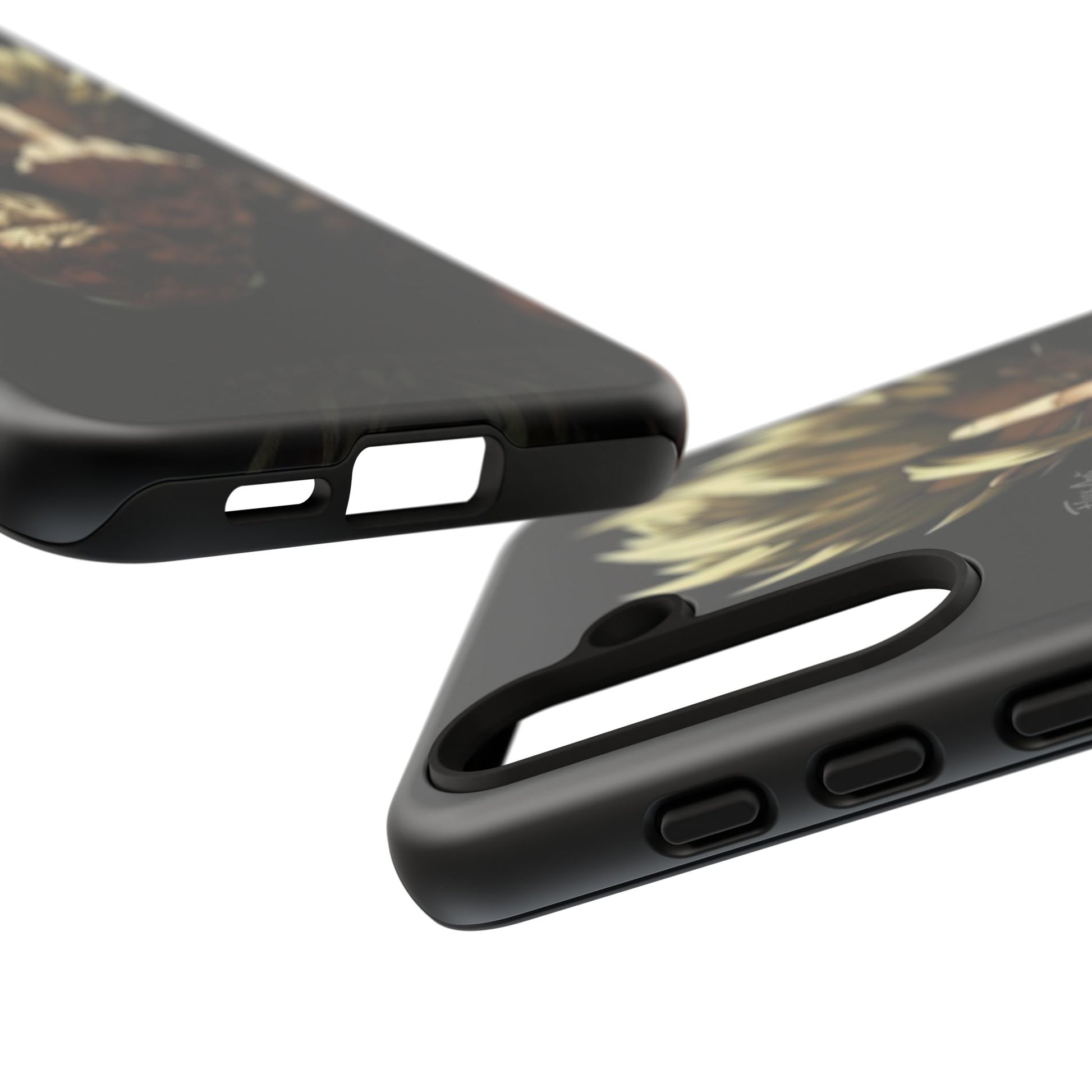 Middle Finger SS Goku Dragon Ball Z Tough Cases for iPhones, Samsung, and Pixel