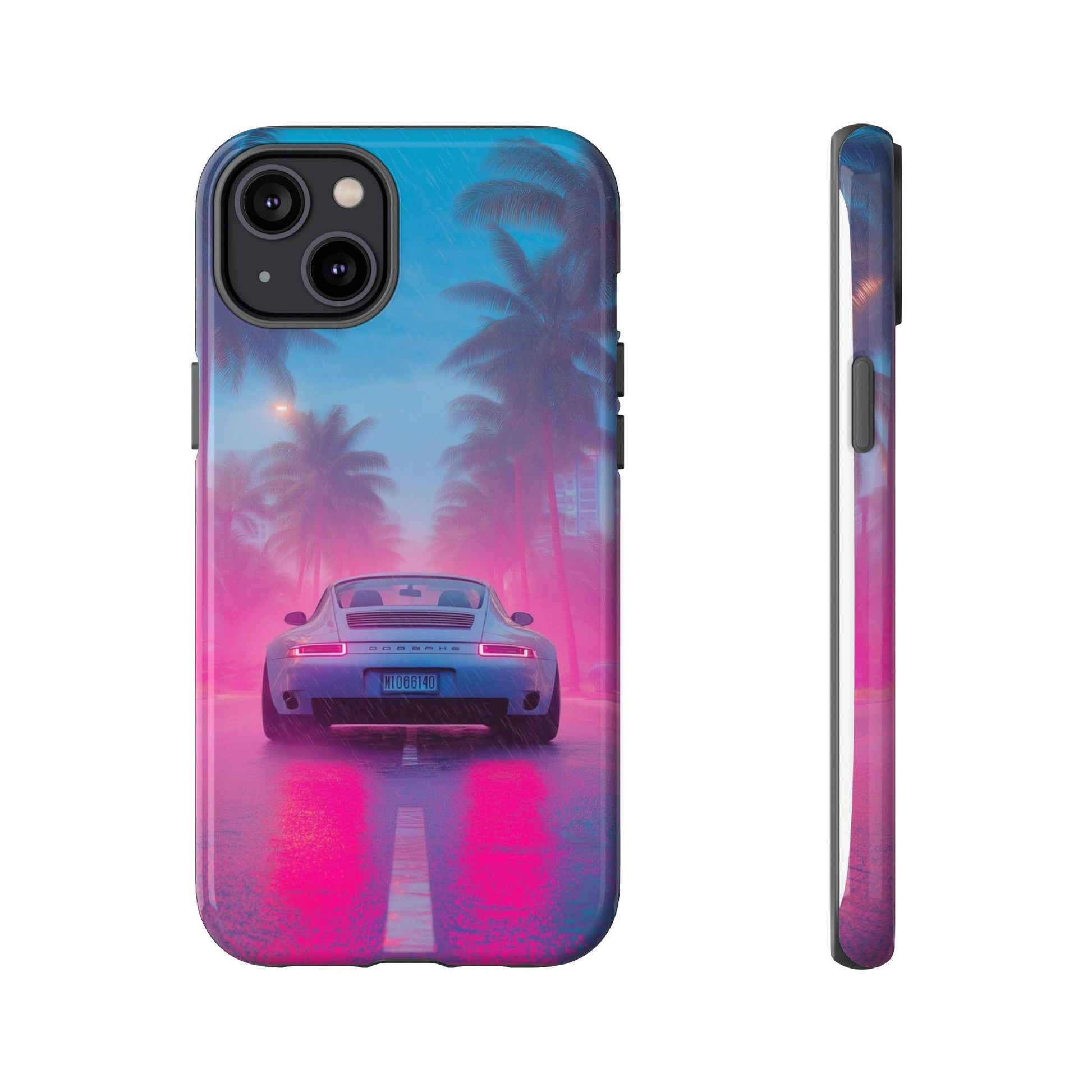 Miami Vice Porsche Phone Case for iPhone, Samsung Galaxy, & Pixel Phones