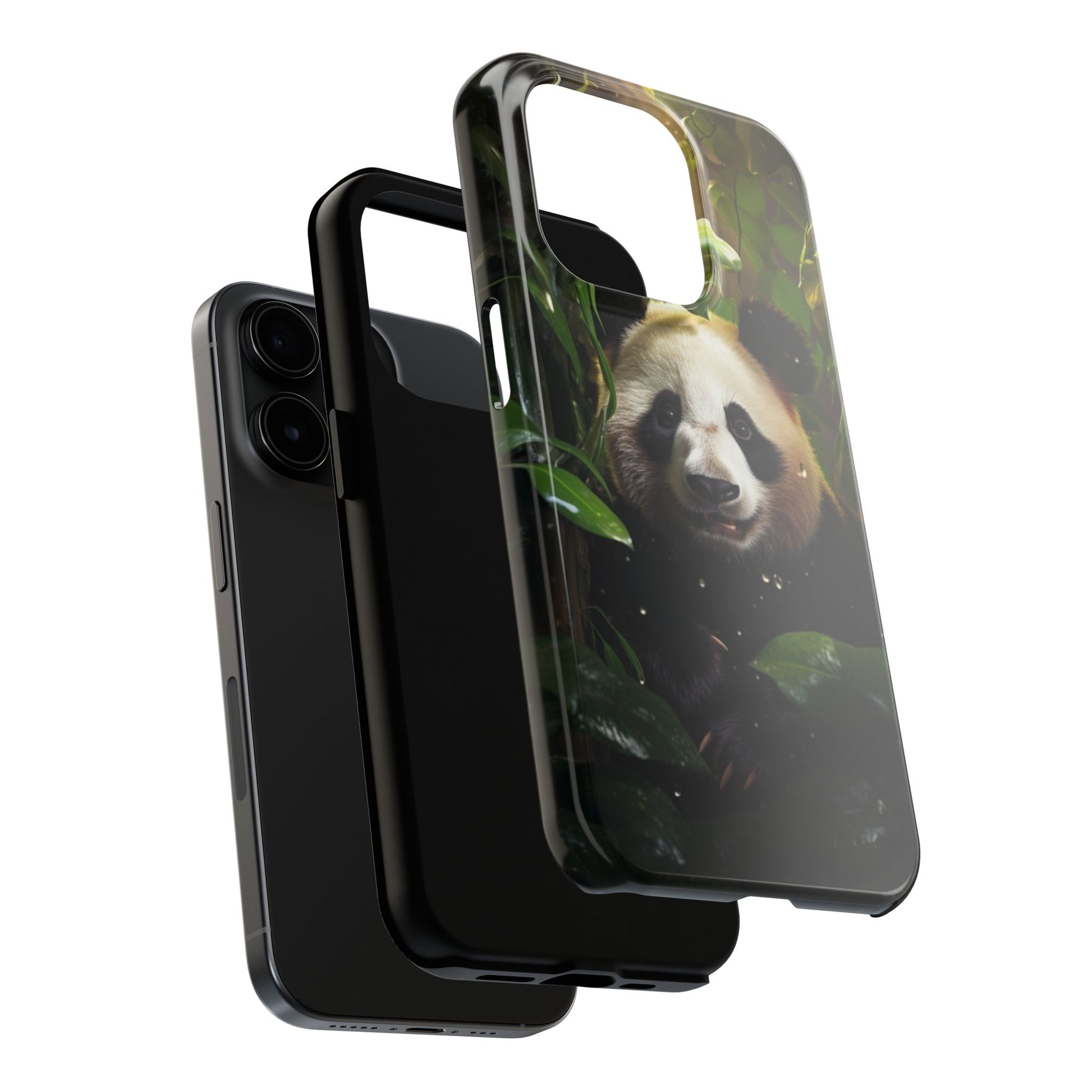 Smiling Panda Theme Phone Cases for iPhones & Samsung Phones