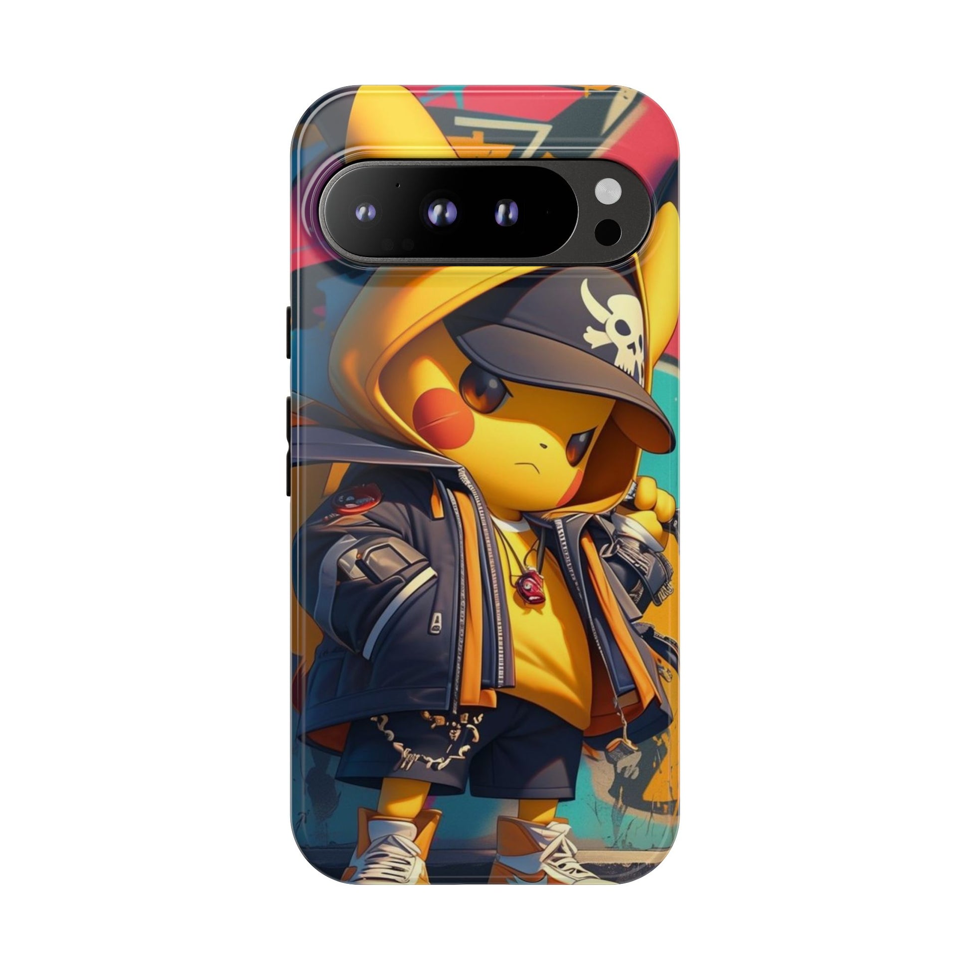 Cute Poke Bear Phone Case, Tough Cases for iPhones, Samsung, and Pixel