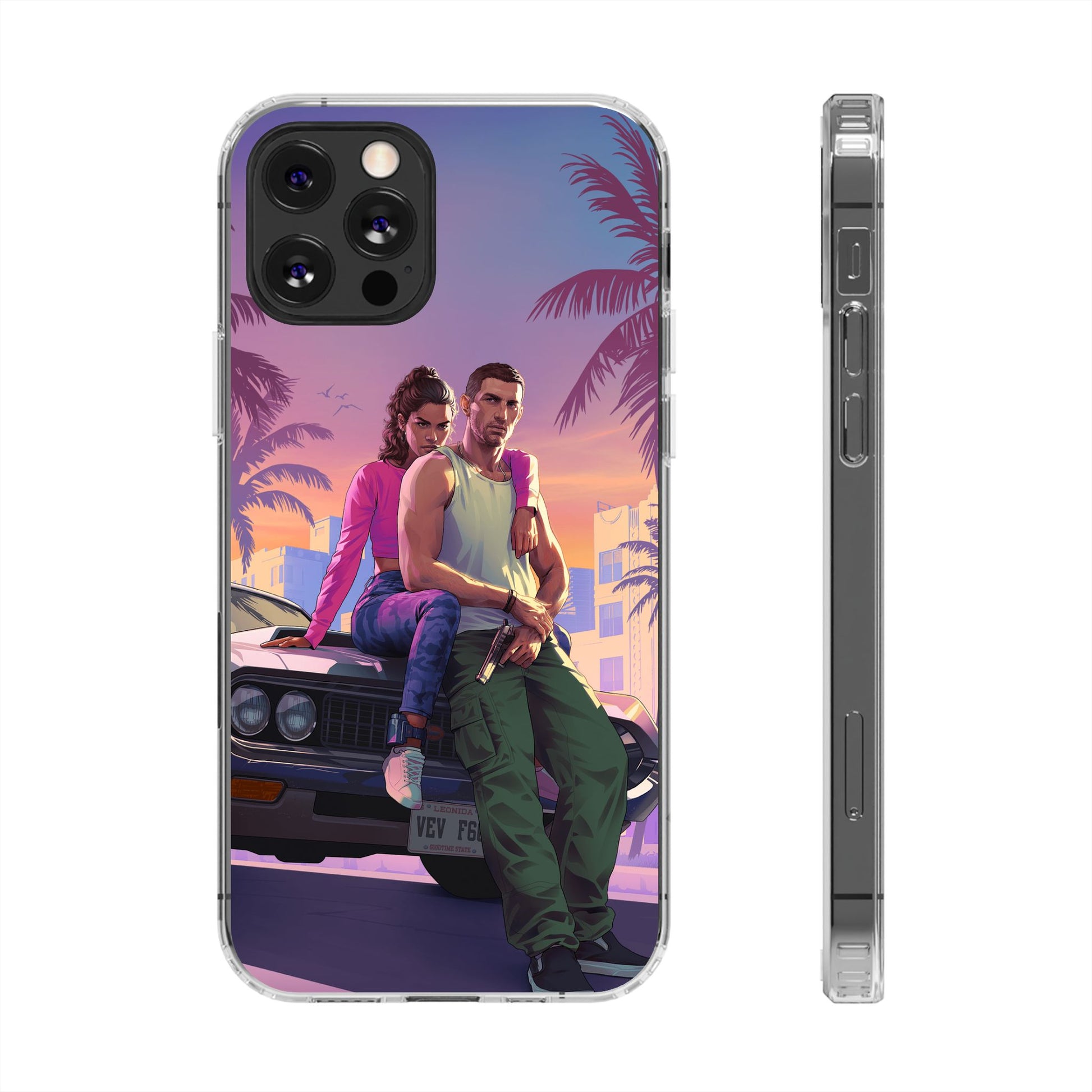 Grand Theft Game inspired Protective Iphone and Samsung case