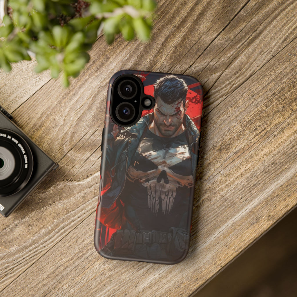 Punisher Tough Cases for iPhones, Samsung, and Pixel