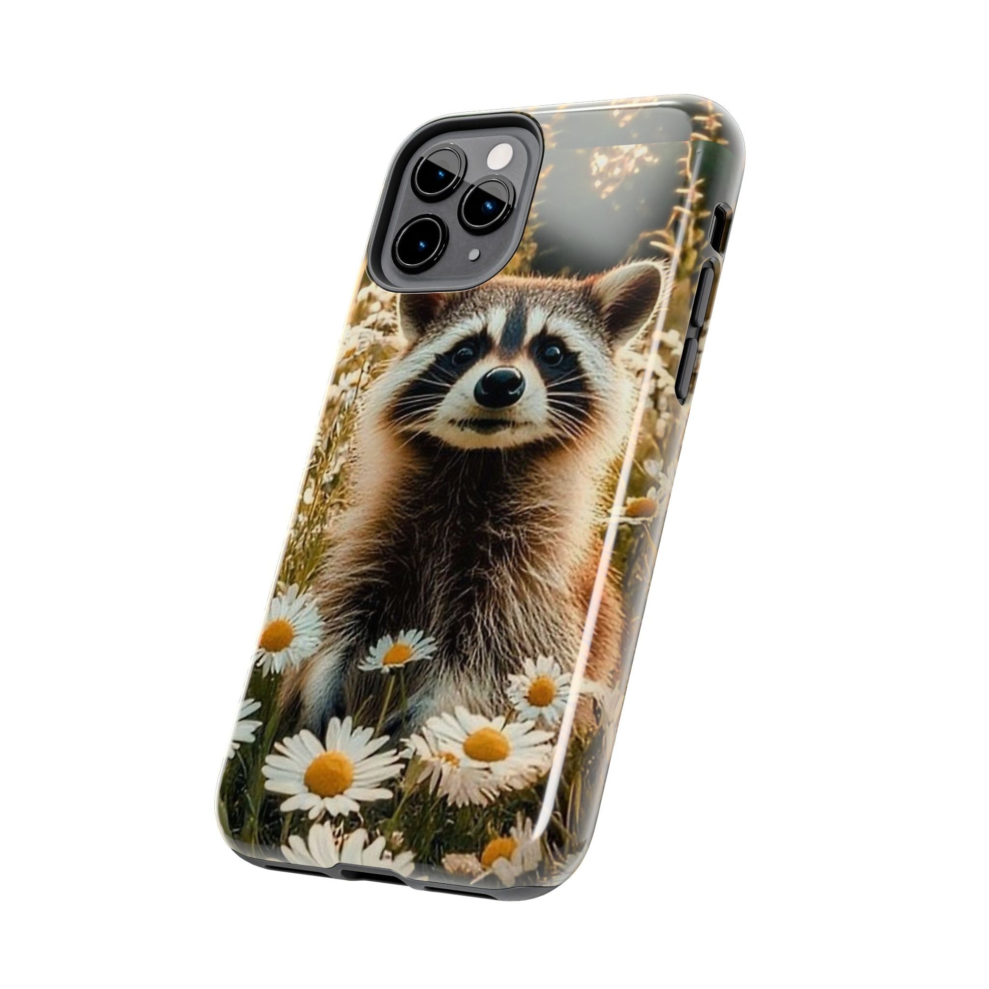 Cute Raccoon Theme Phone Cases for iPhones & Samsung Phones