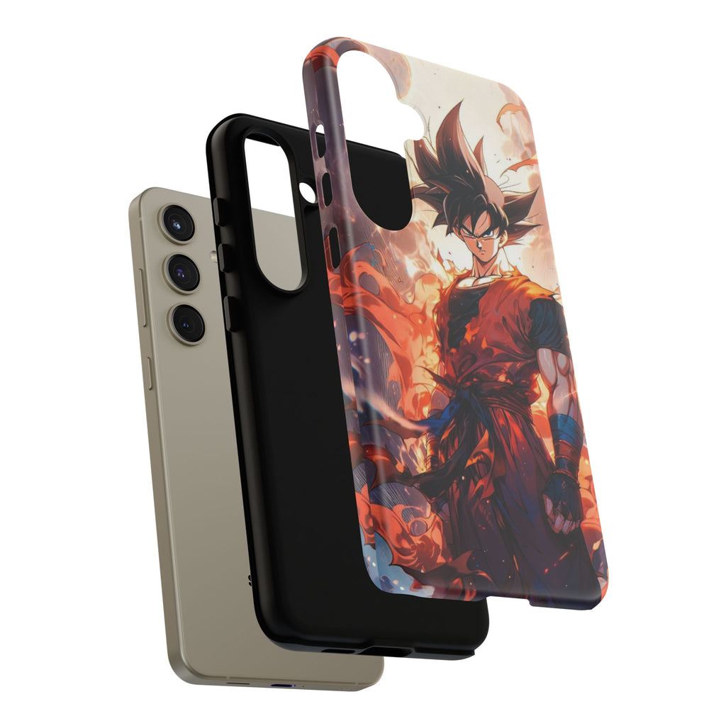 Anime Manga Dragon Ball Z Goku Tough Cases for iPhones, Samsung, and Pixel