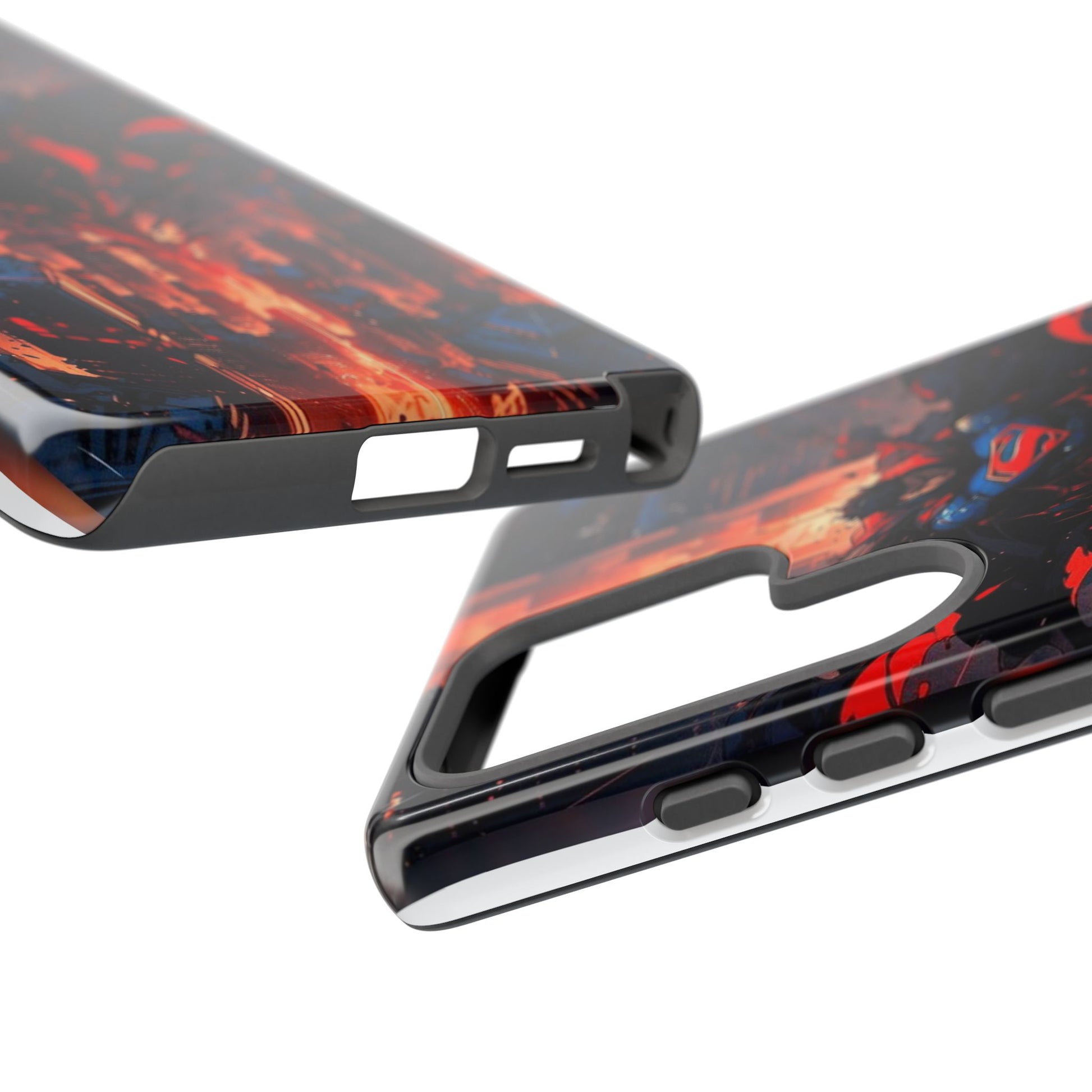 Anime Superman Tough Cases for iPhones, Samsung, and Pixel