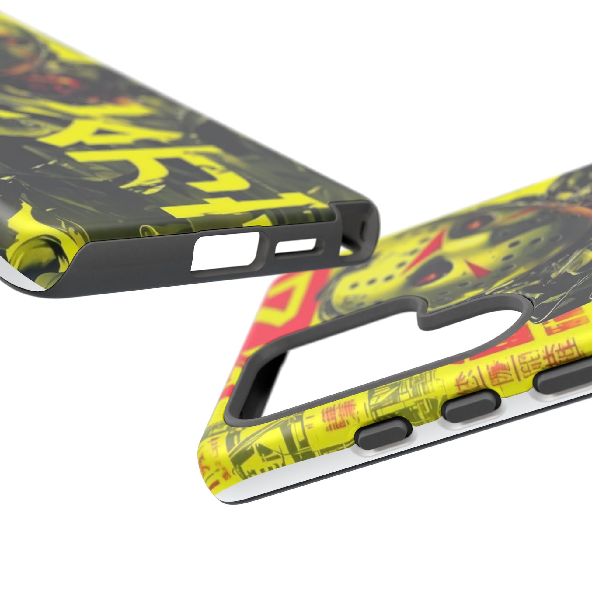Cyberpunk X Jason Voorhees Tough Cases for iPhones, Samsung, and Pixel