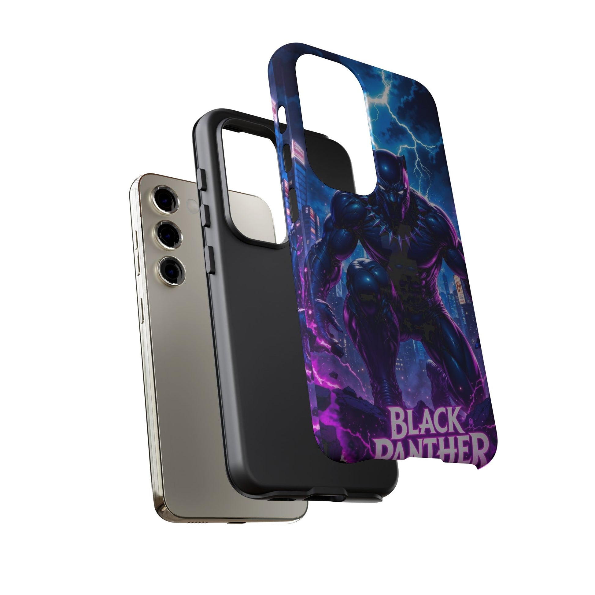 Black Panther Phone Case, Tough Cases for iPhones, Samsung, and Pixel