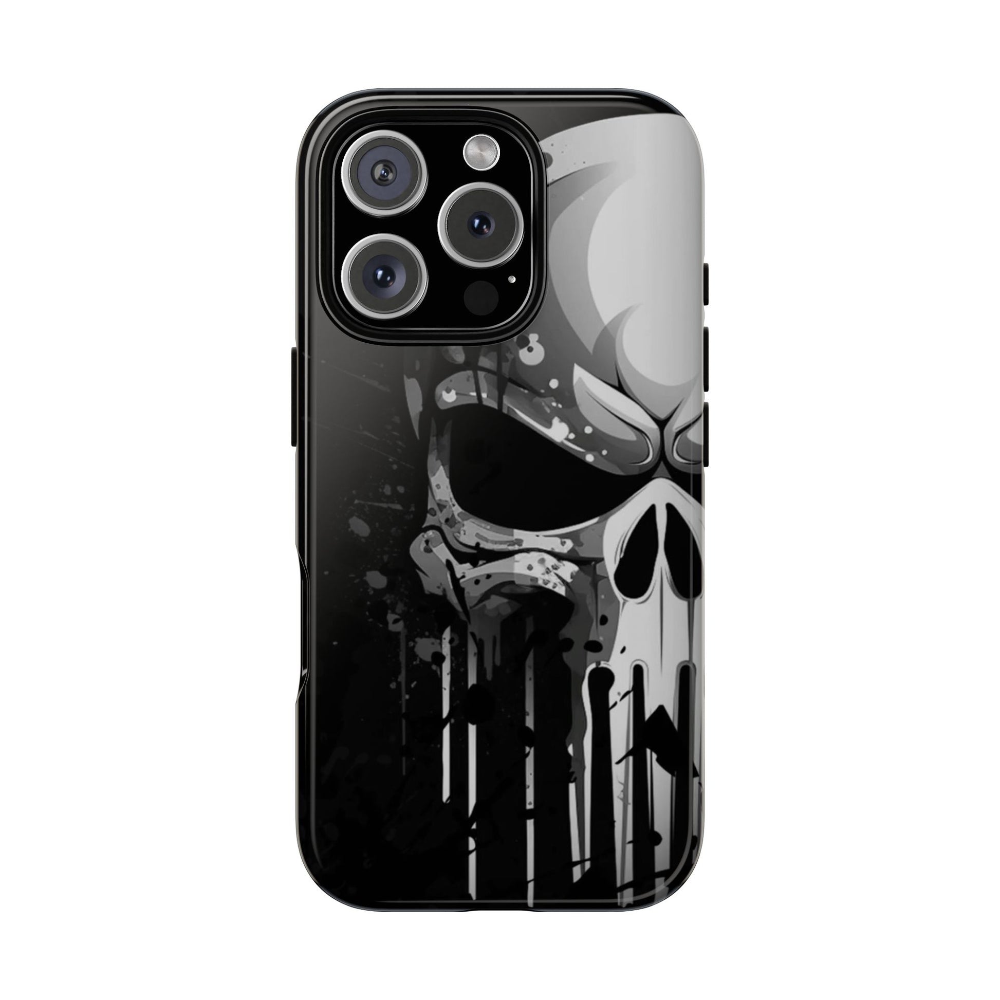 Punisher Skull Tough Cases for iPhones, Samsung, and Pixel