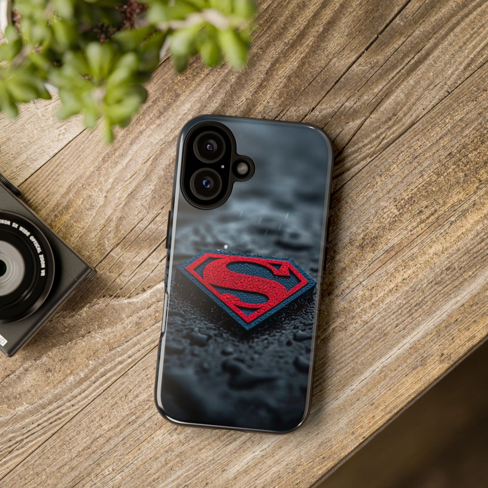 Superman Logo Tough Cases for iPhones, Samsung, and Pixel