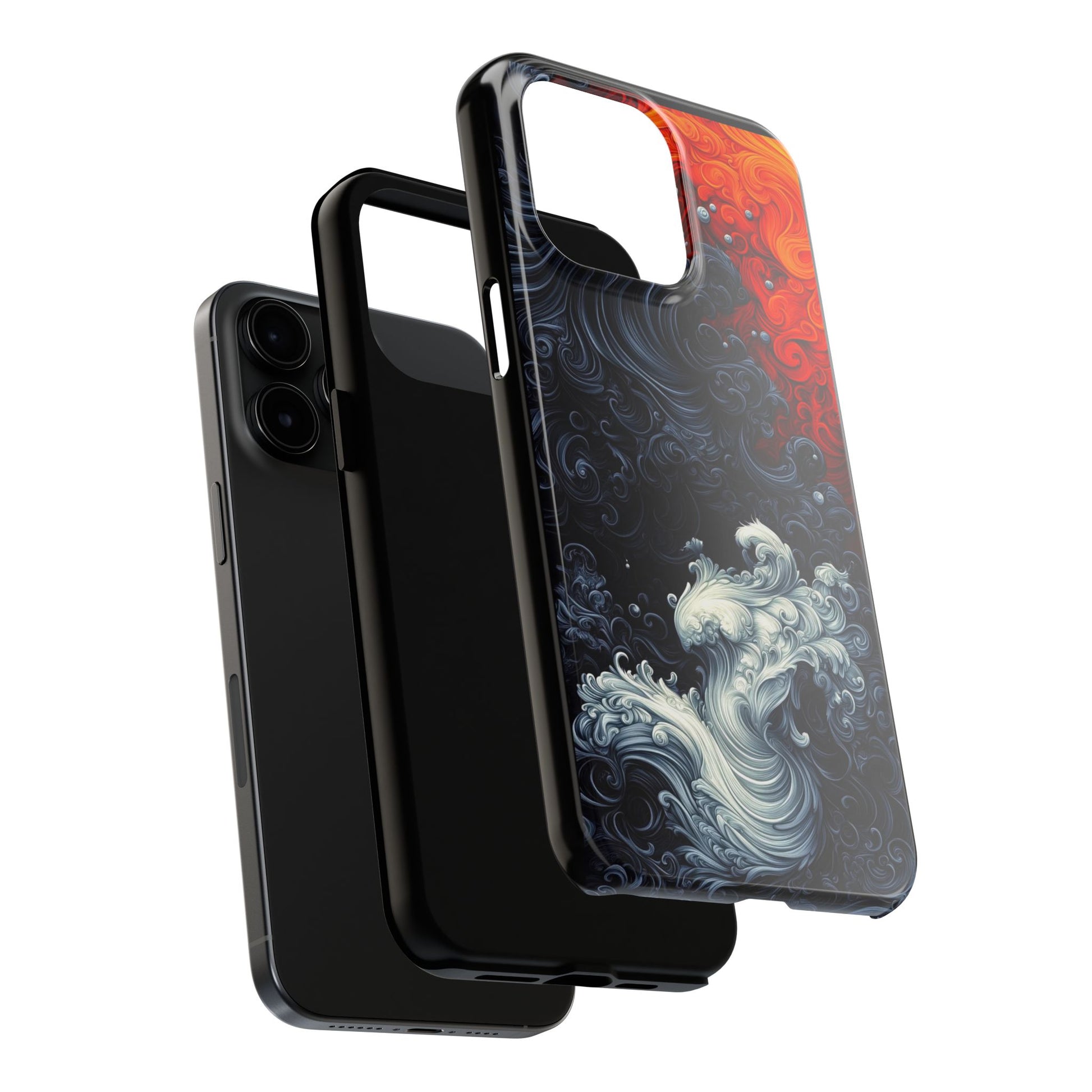 Japanese Art Design Tough Phone Cases for iPhone & Samsung Galaxy Phones