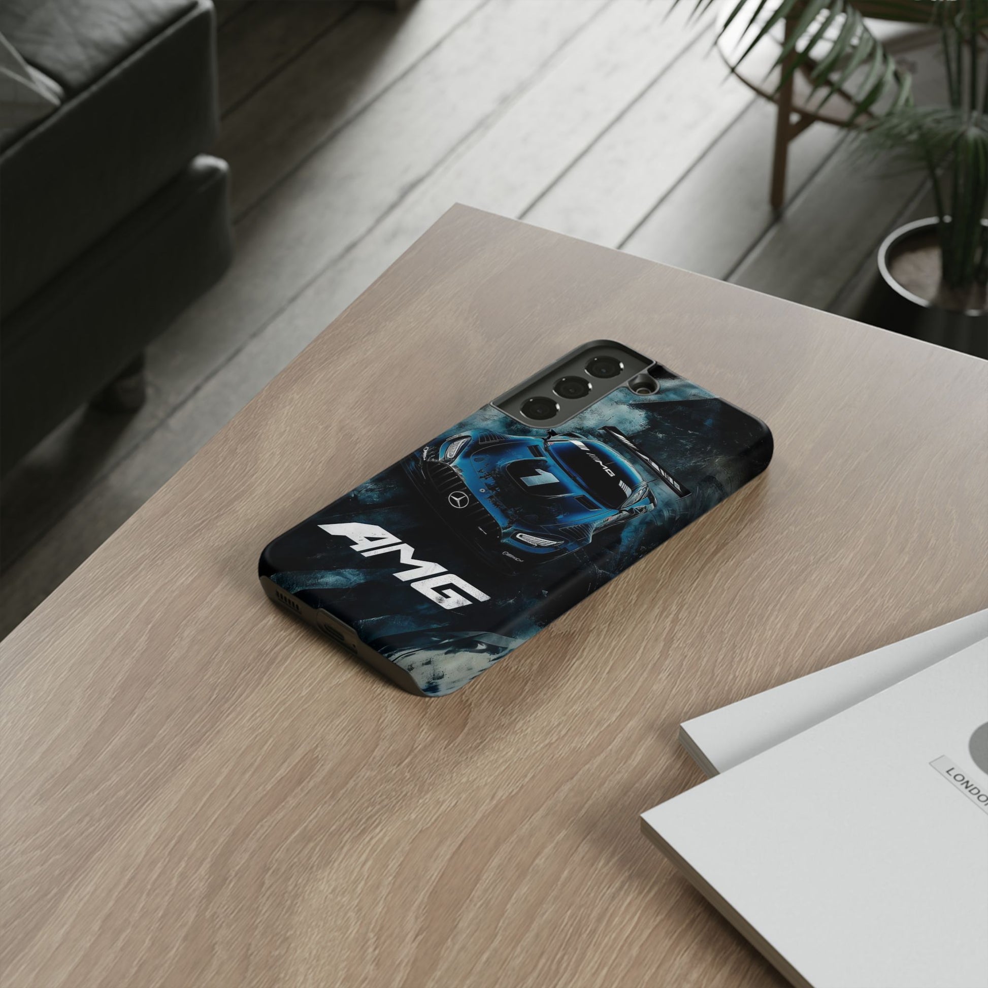 Mercedes AMG Racing Car Tough Cases for iPhones, Samsung, and Pixel