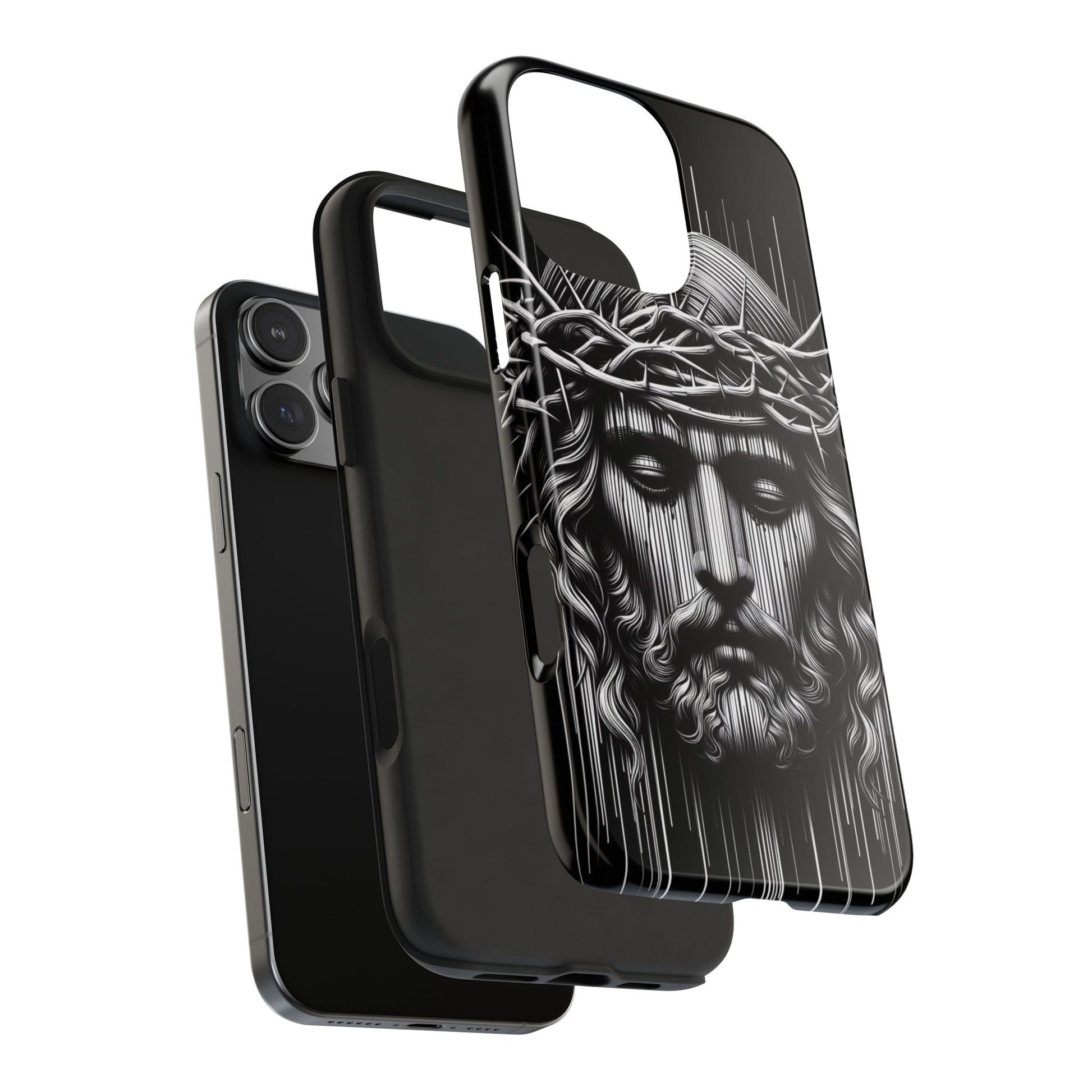 Jesus The King Crown Christian Phone Cases for iPhones & Samsung Phones