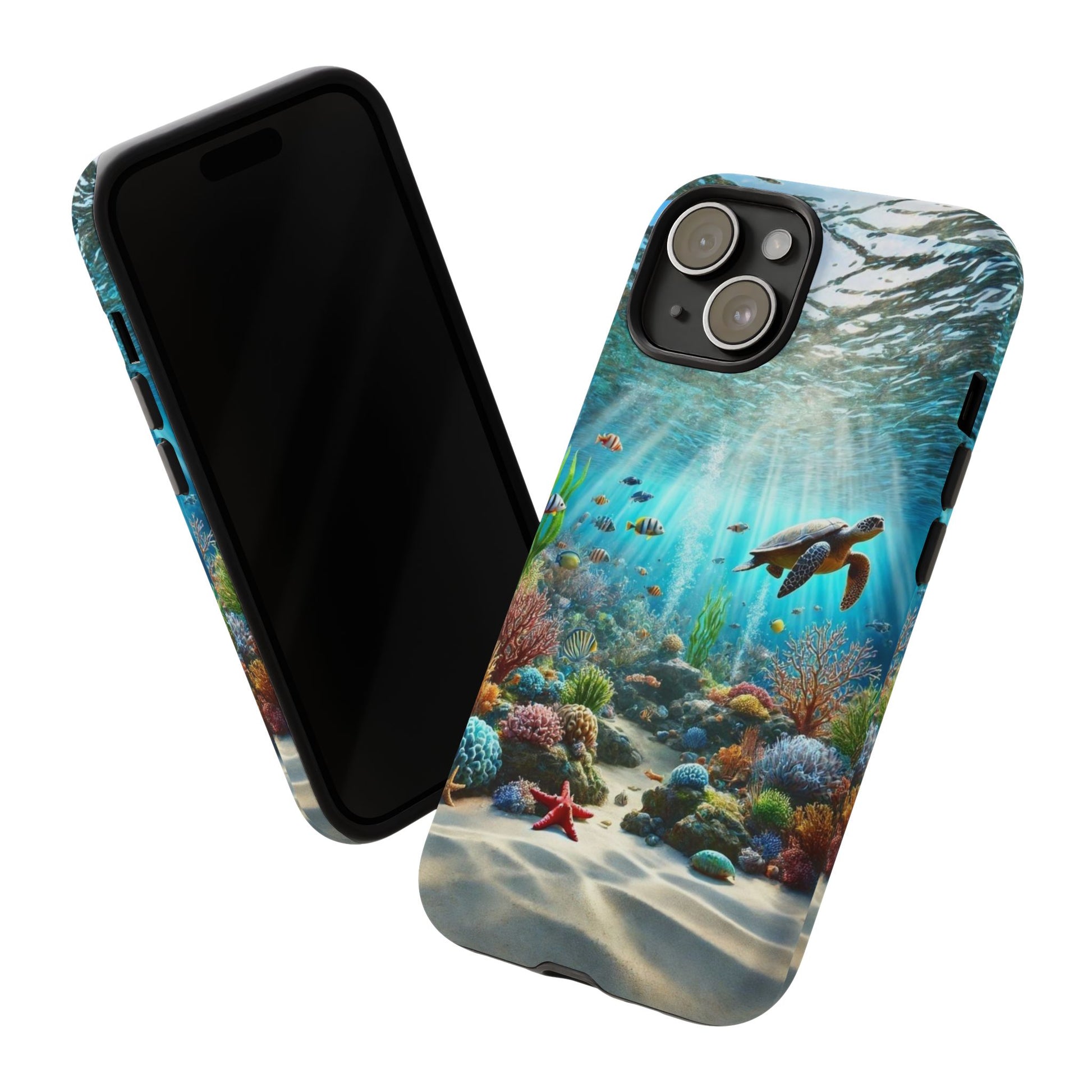 Under Sea Landscape Tough Cases for iPhones, Samsung, and Pixel