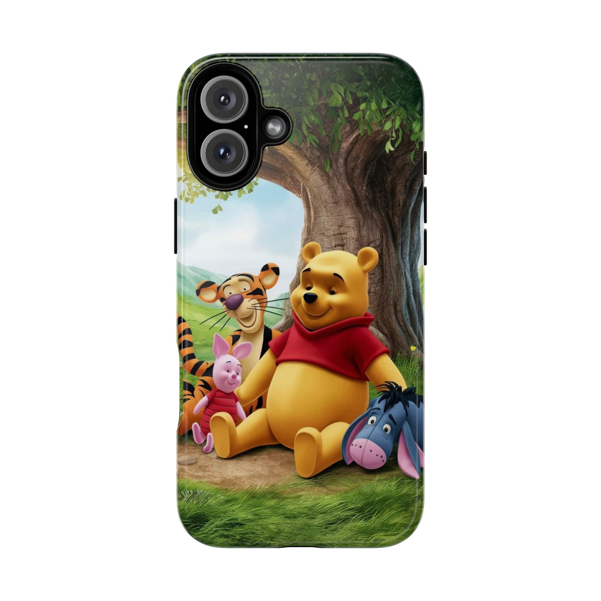 Cute Pooh Bear Phone Case, Tough Cases, Disney Phone for iPhones, Samsung, and Pixel