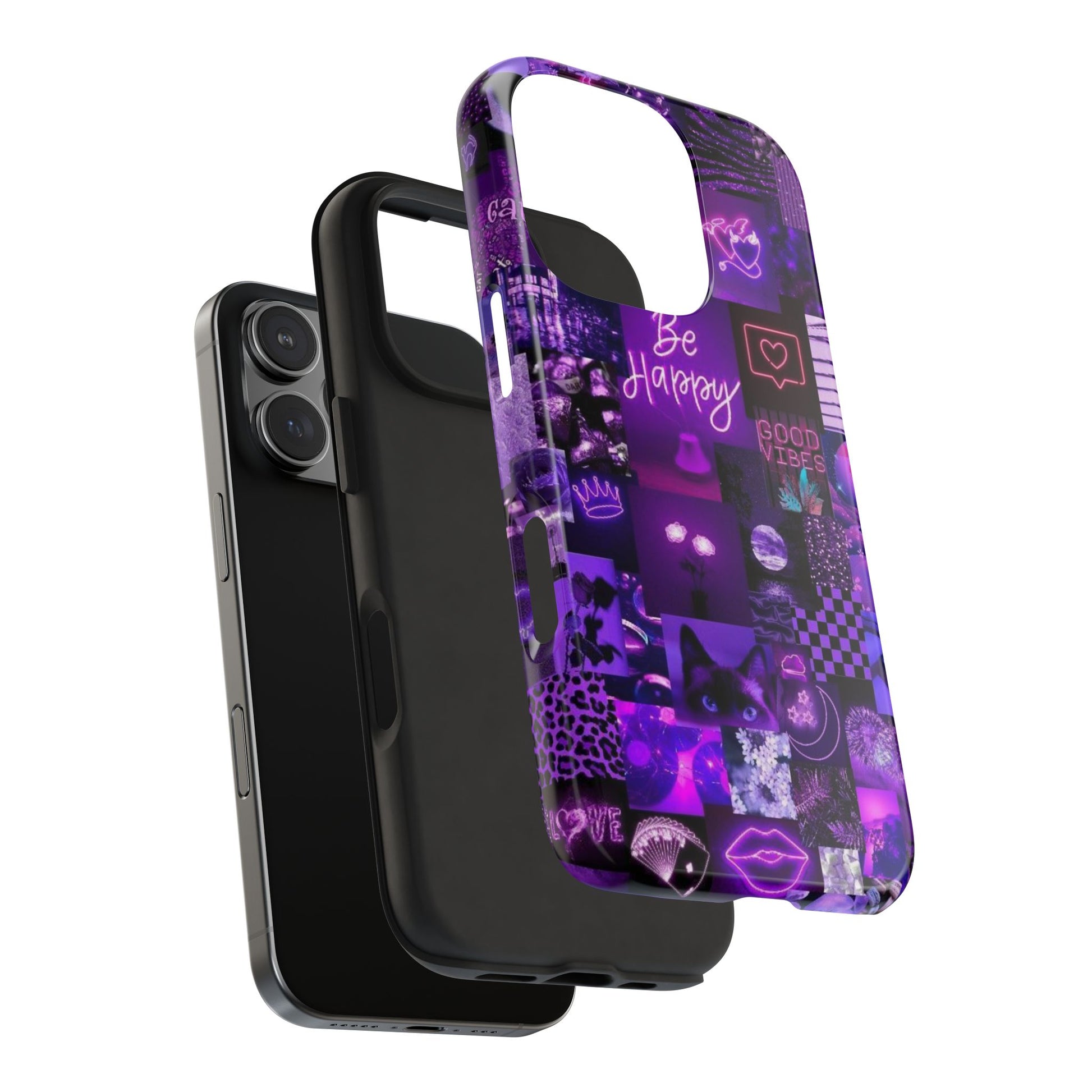 Be Happy Themed Tough Phone Cases for Iphones & Samsung Phones