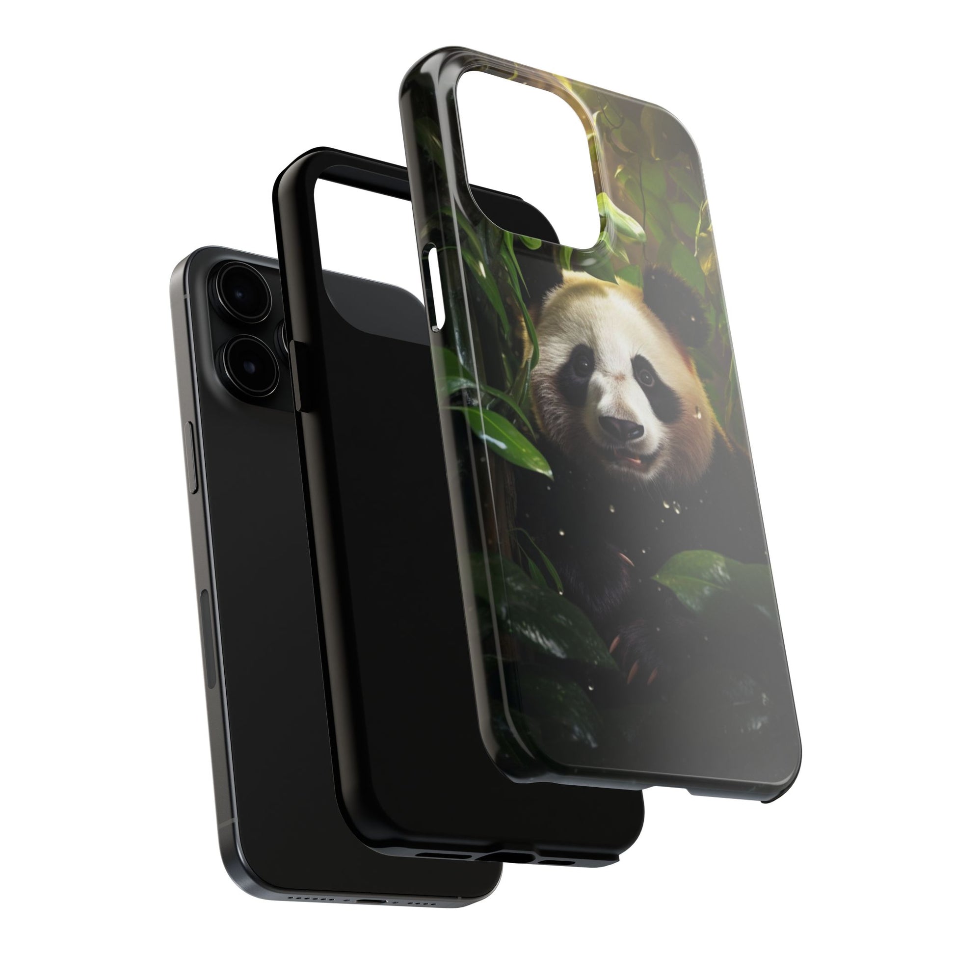 Smiling Panda Theme Phone Cases for iPhones & Samsung Phones