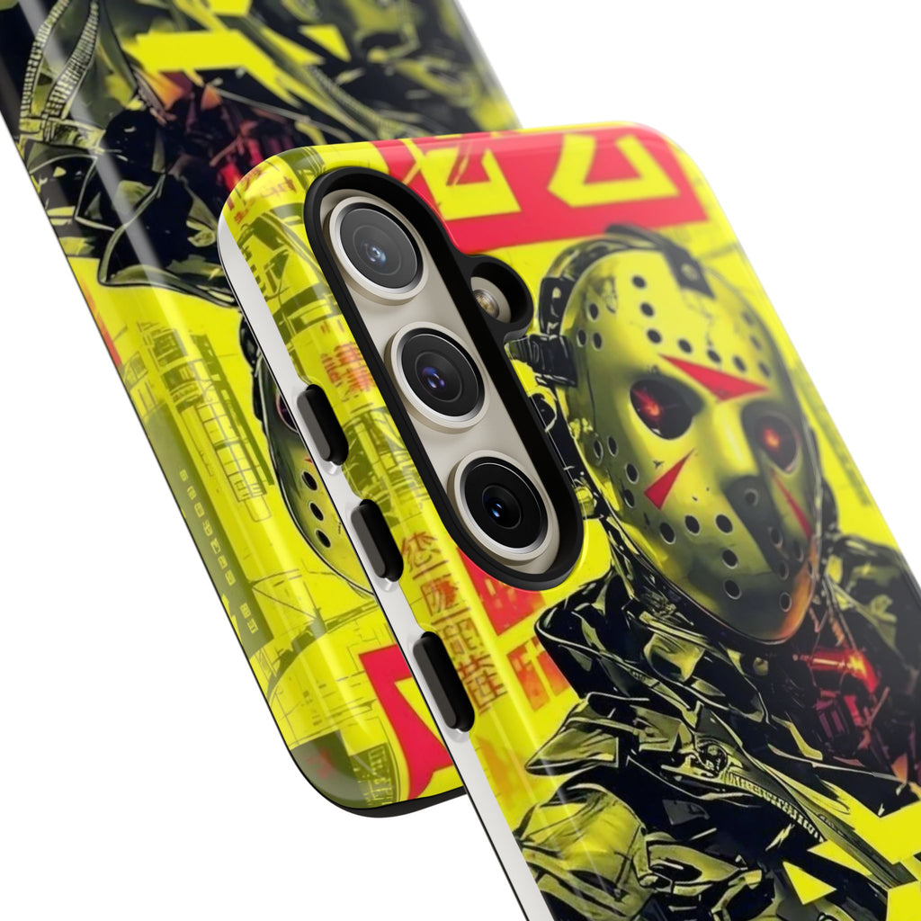 Cyberpunk X Jason Voorhees Tough Cases for iPhones, Samsung, and Pixel