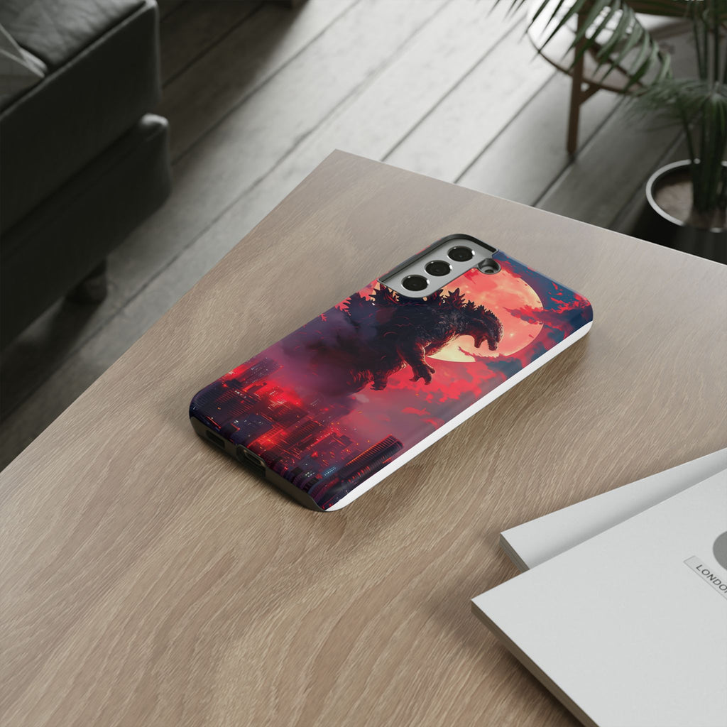King of Monsters Godzilla Tough Phone Cases for iPhones, Samsung, and Pixel