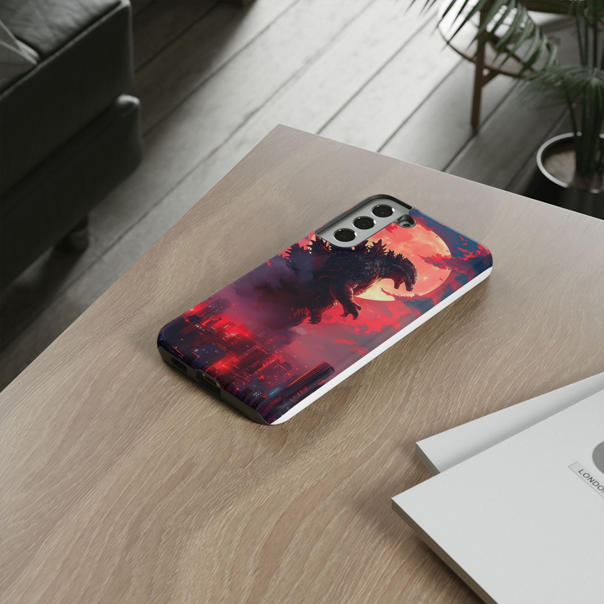 King of Monsters Godzilla Tough Phone Cases for iPhones, Samsung, and Pixel