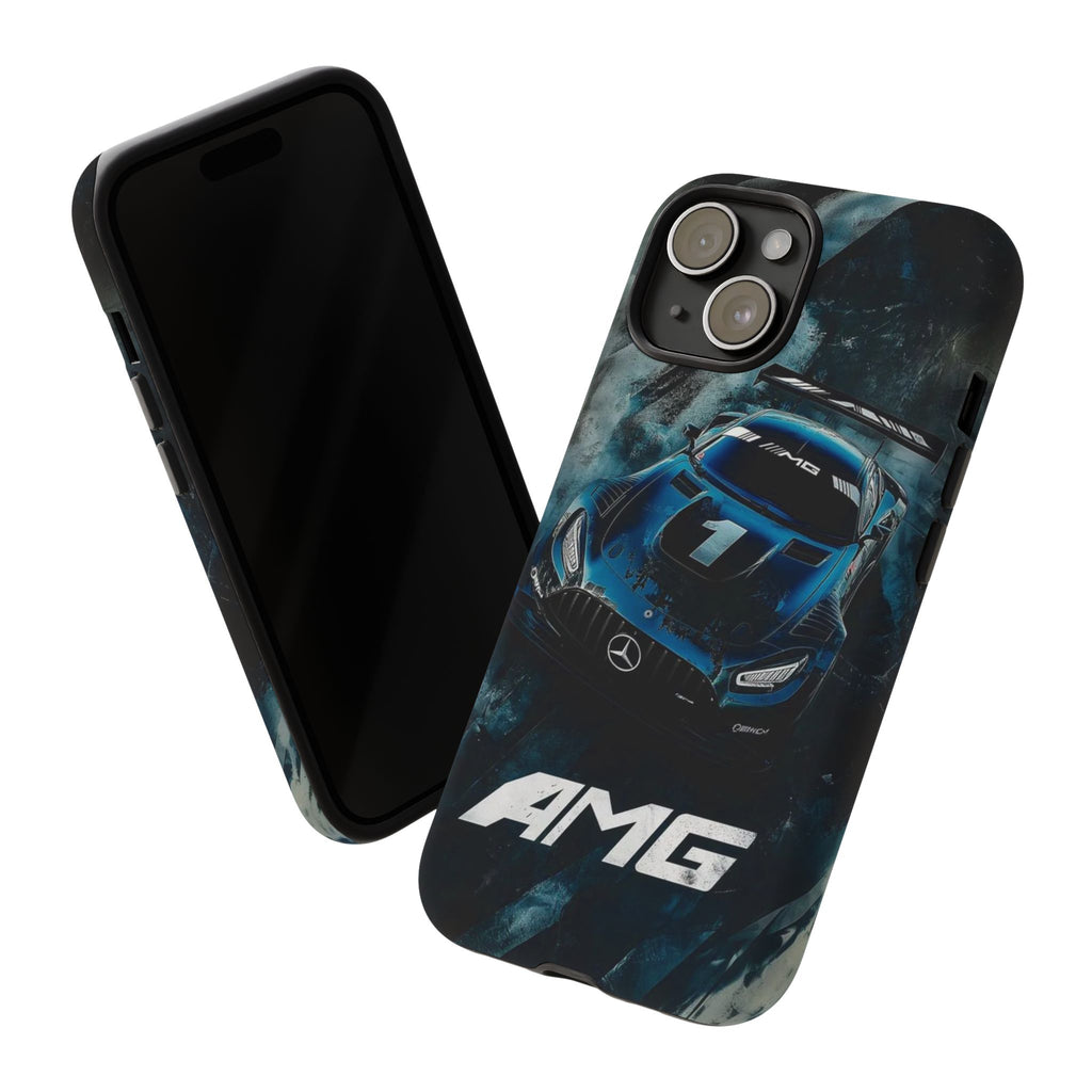 Mercedes AMG Racing Car Tough Cases for iPhones, Samsung, and Pixel