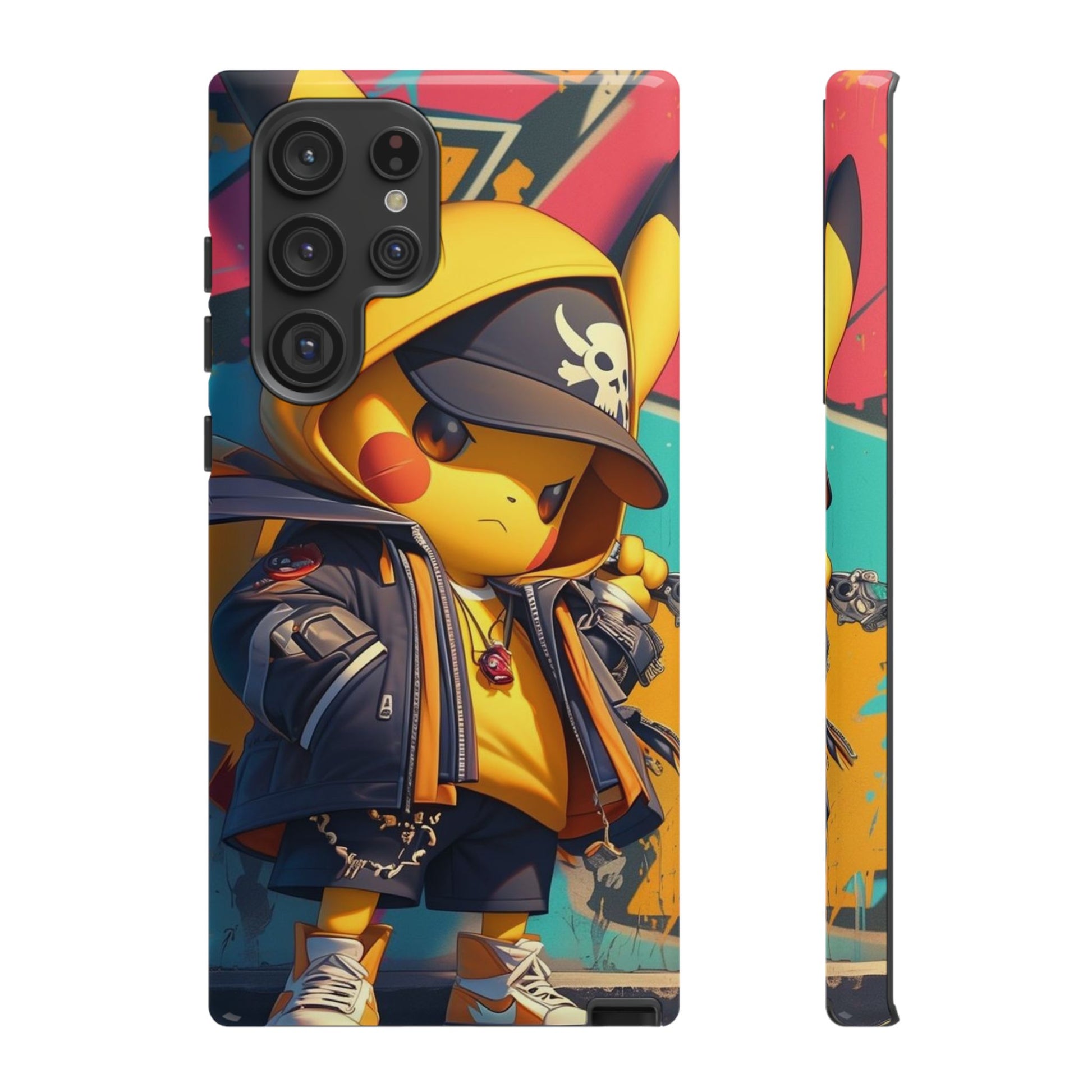 Cute Poke Bear Phone Case, Tough Cases for iPhones, Samsung, and Pixel
