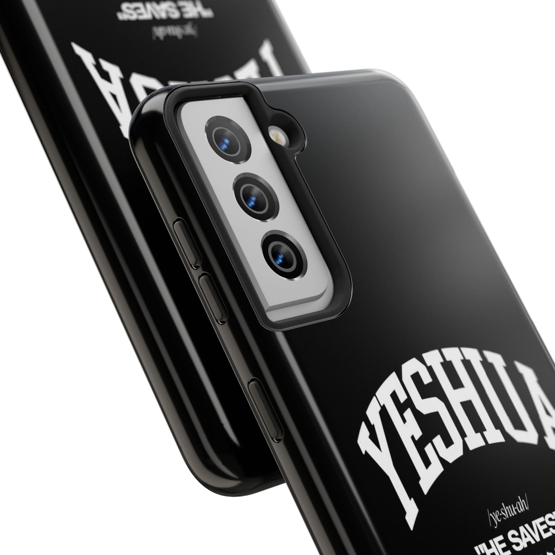 Yeshua He Saves Christian Theme Phone Cases for iPhones & Samsung Phones