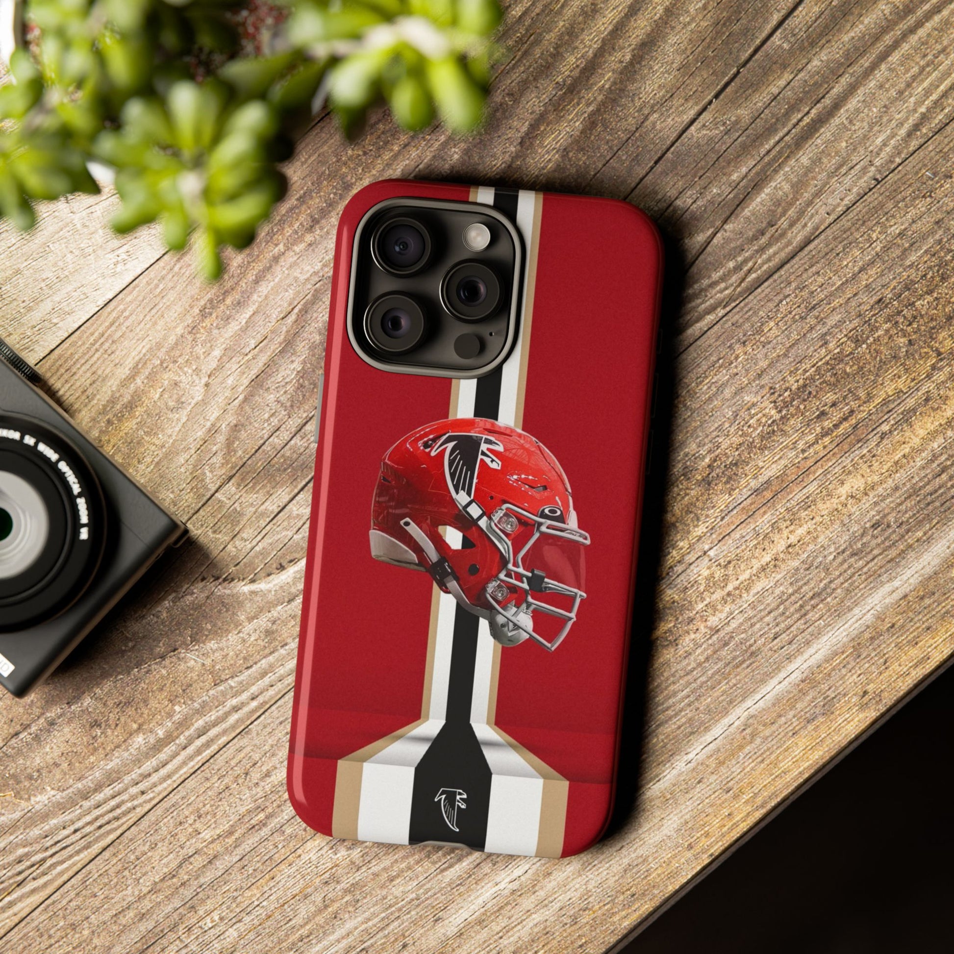 Atlanta Falcons Football Helmet Logo Tough Cases for iPhones, Samsung, and Pixel