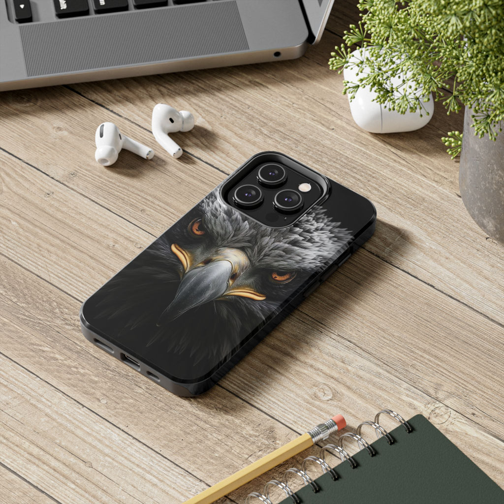Mean Eagle Stare Theme Phone Cases for iPhones & Samsung Phones
